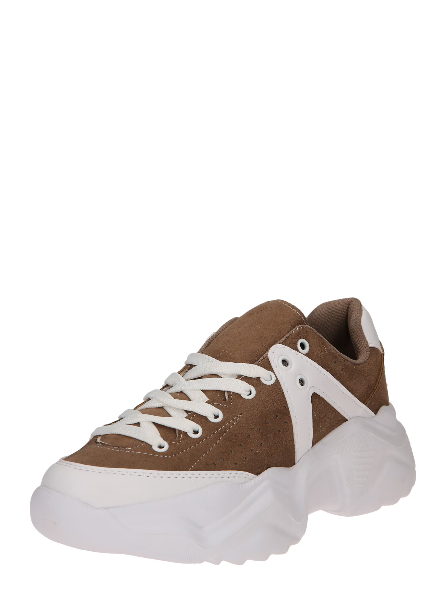 NLY by Nelly Sneaker low ciocolatiu / alb - Pled.ro