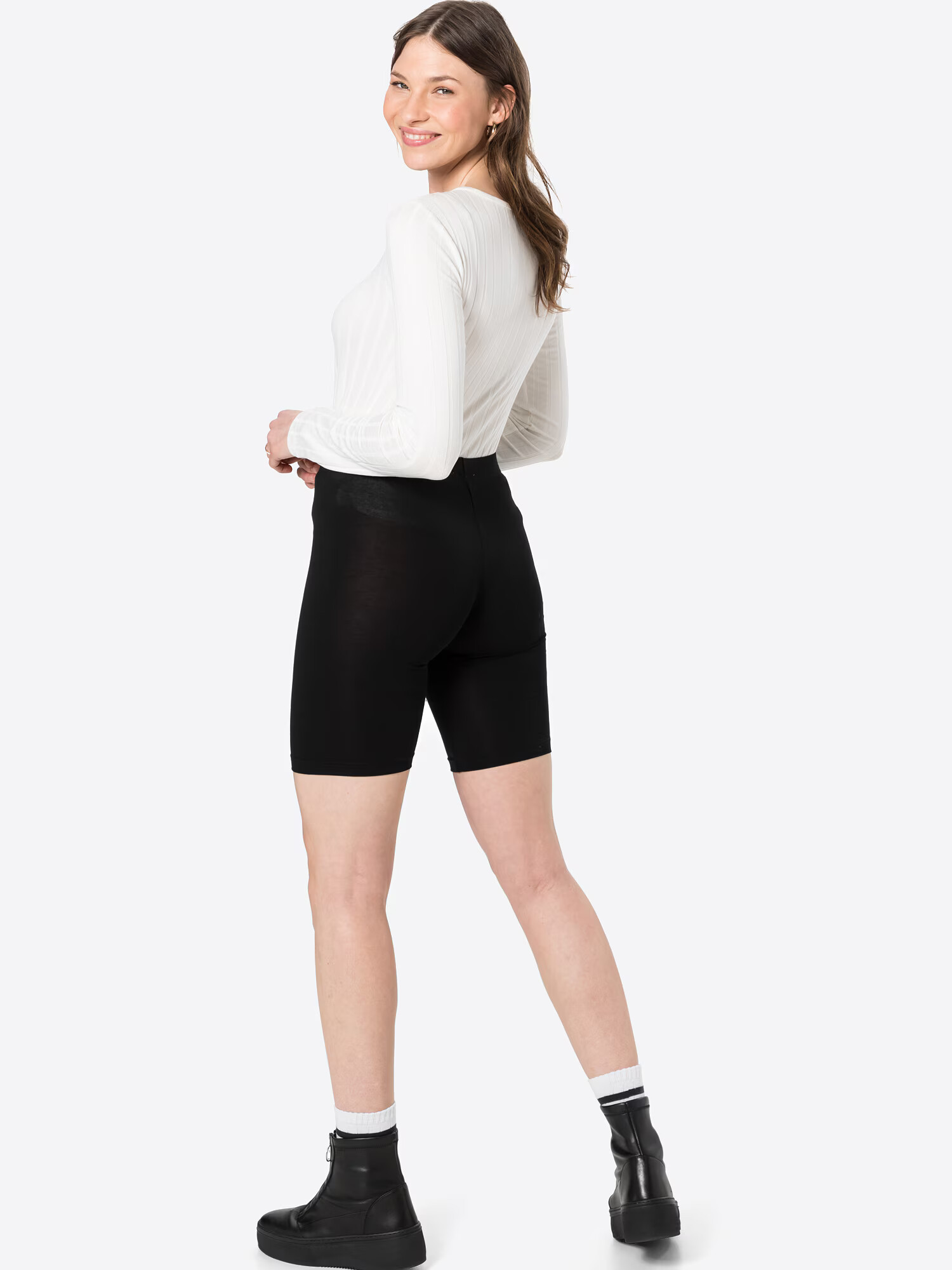 Noa Noa Leggings 'ESSENTIAL' negru - Pled.ro