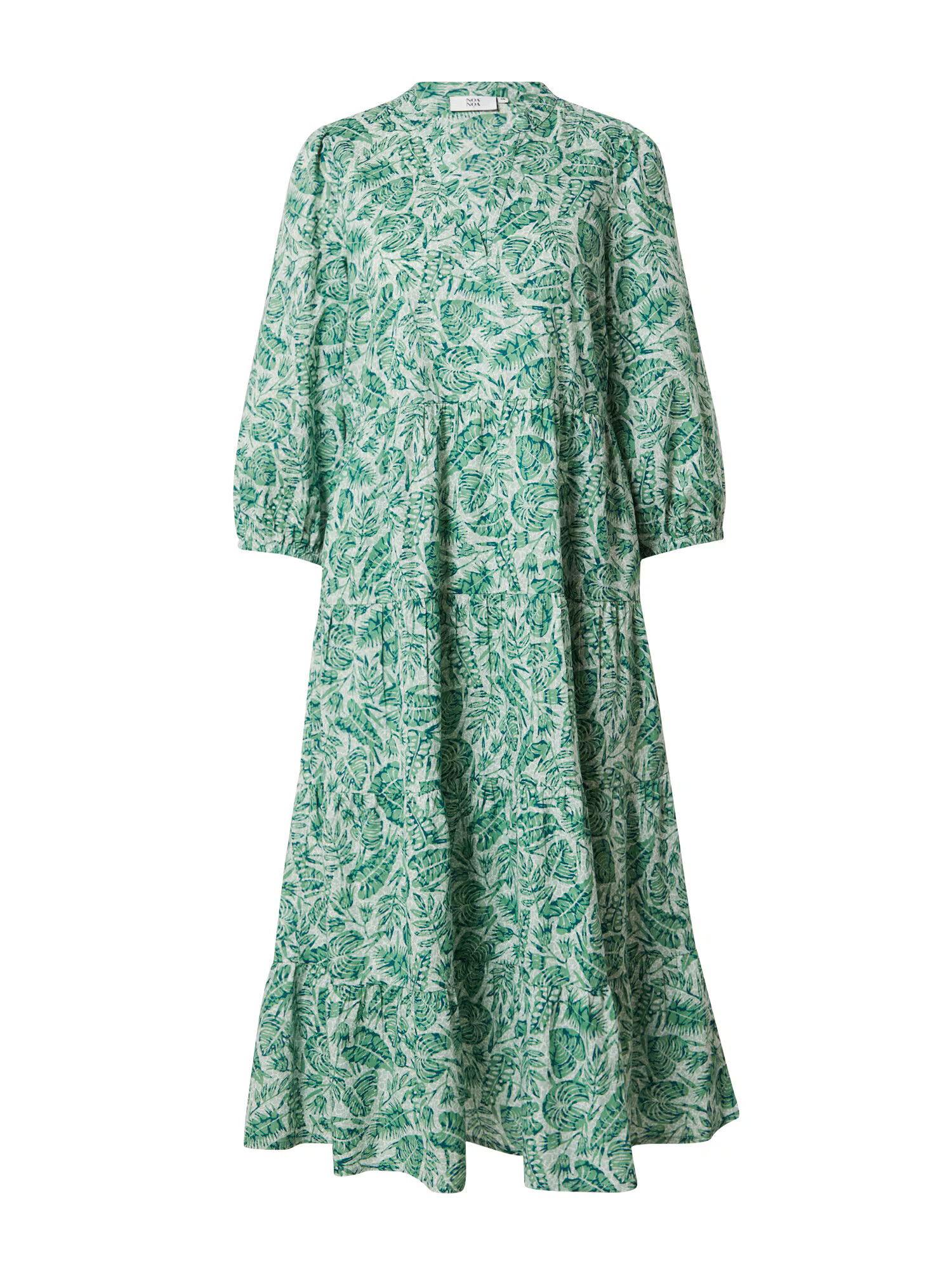 Noa Noa Rochie 'Annie' gri / verde / verde petrol / alb - Pled.ro