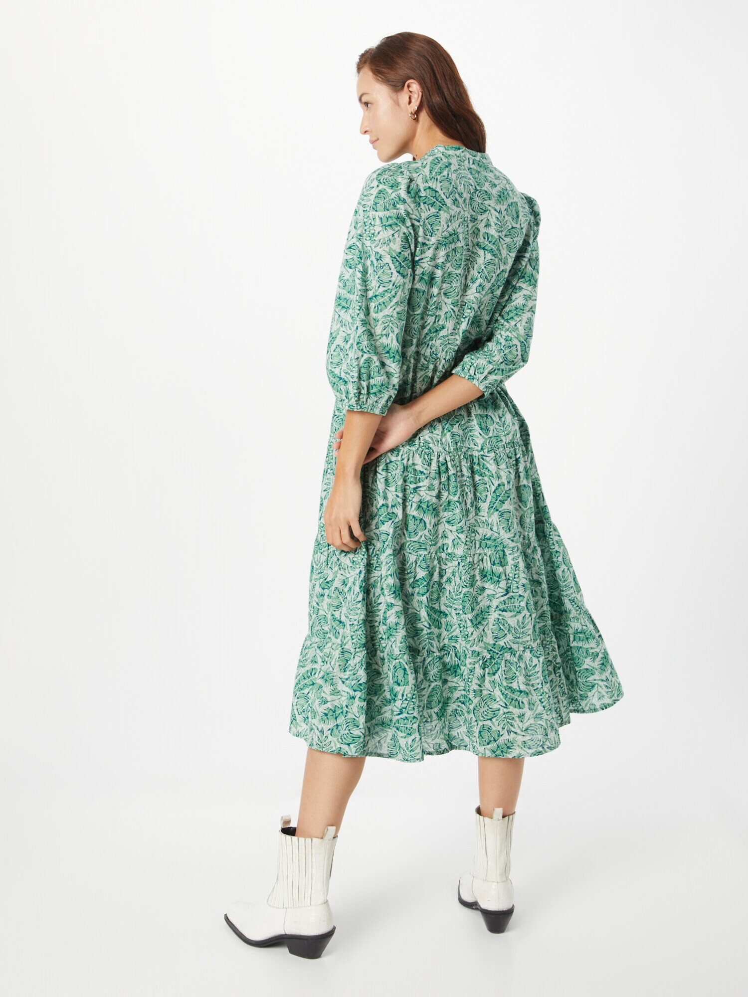 Noa Noa Rochie 'Annie' gri / verde / verde petrol / alb - Pled.ro