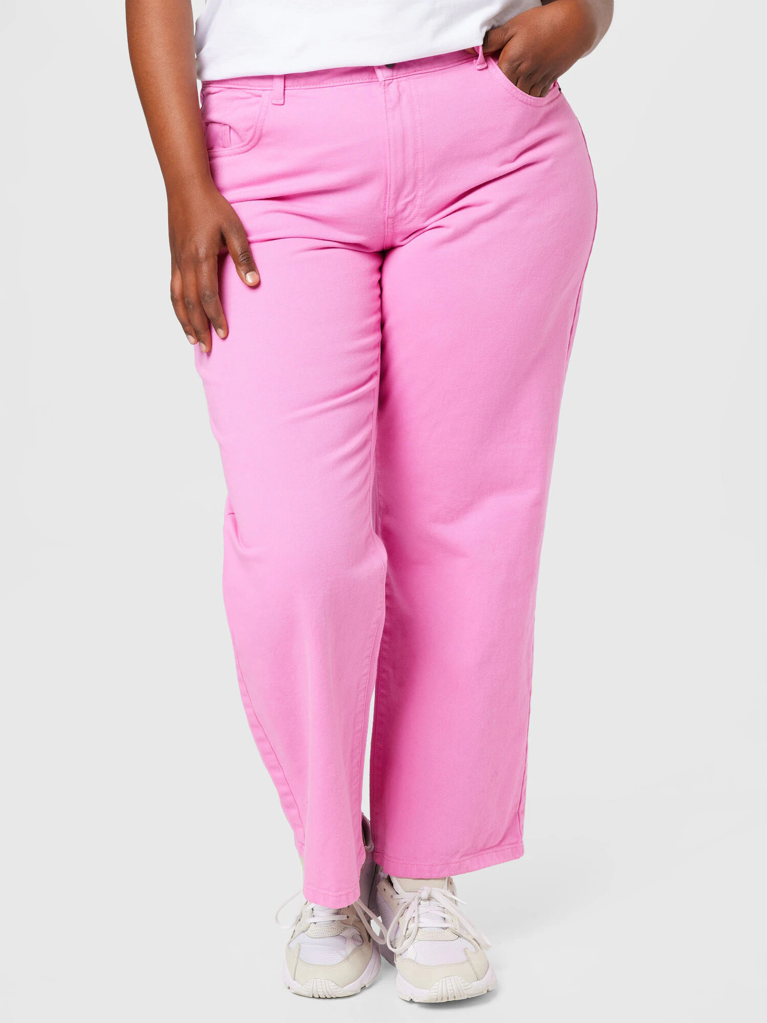 Noisy May Curve Jeans 'Amanda' fucsia - Pled.ro