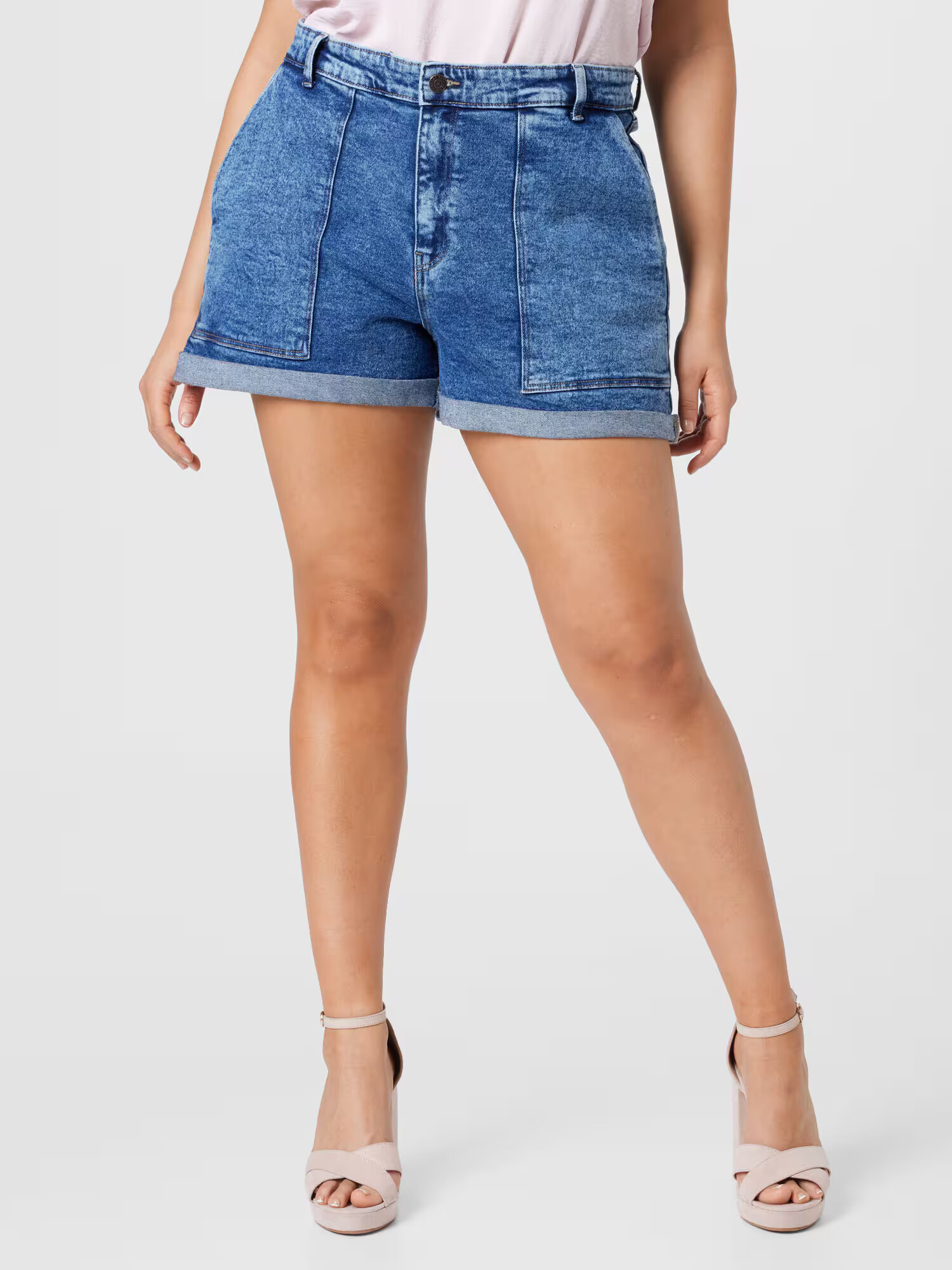 Noisy May Curve Jeans 'BE KATY' albastru denim - Pled.ro