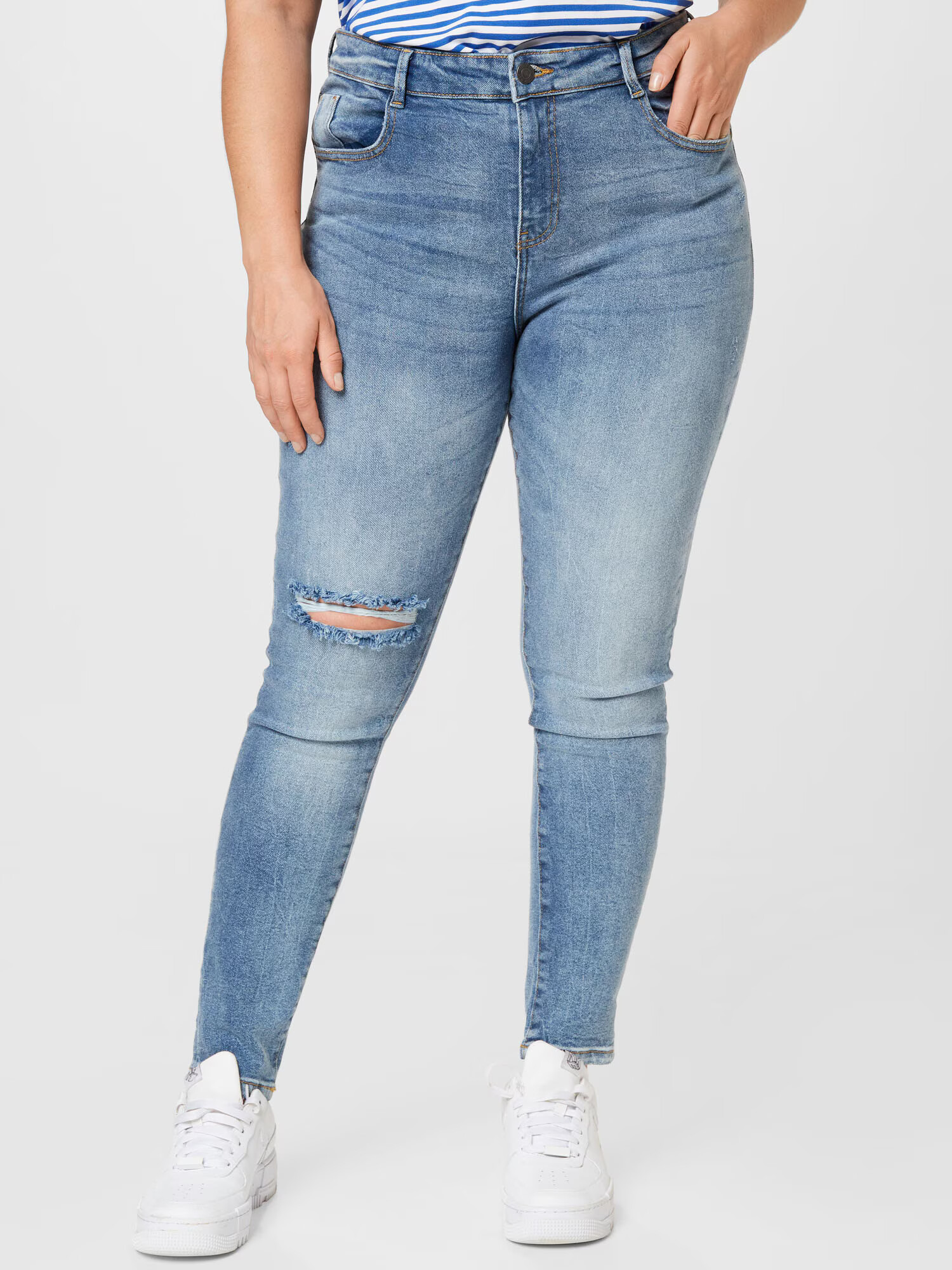 Noisy May Curve Jeans 'CALLIE' albastru denim - Pled.ro