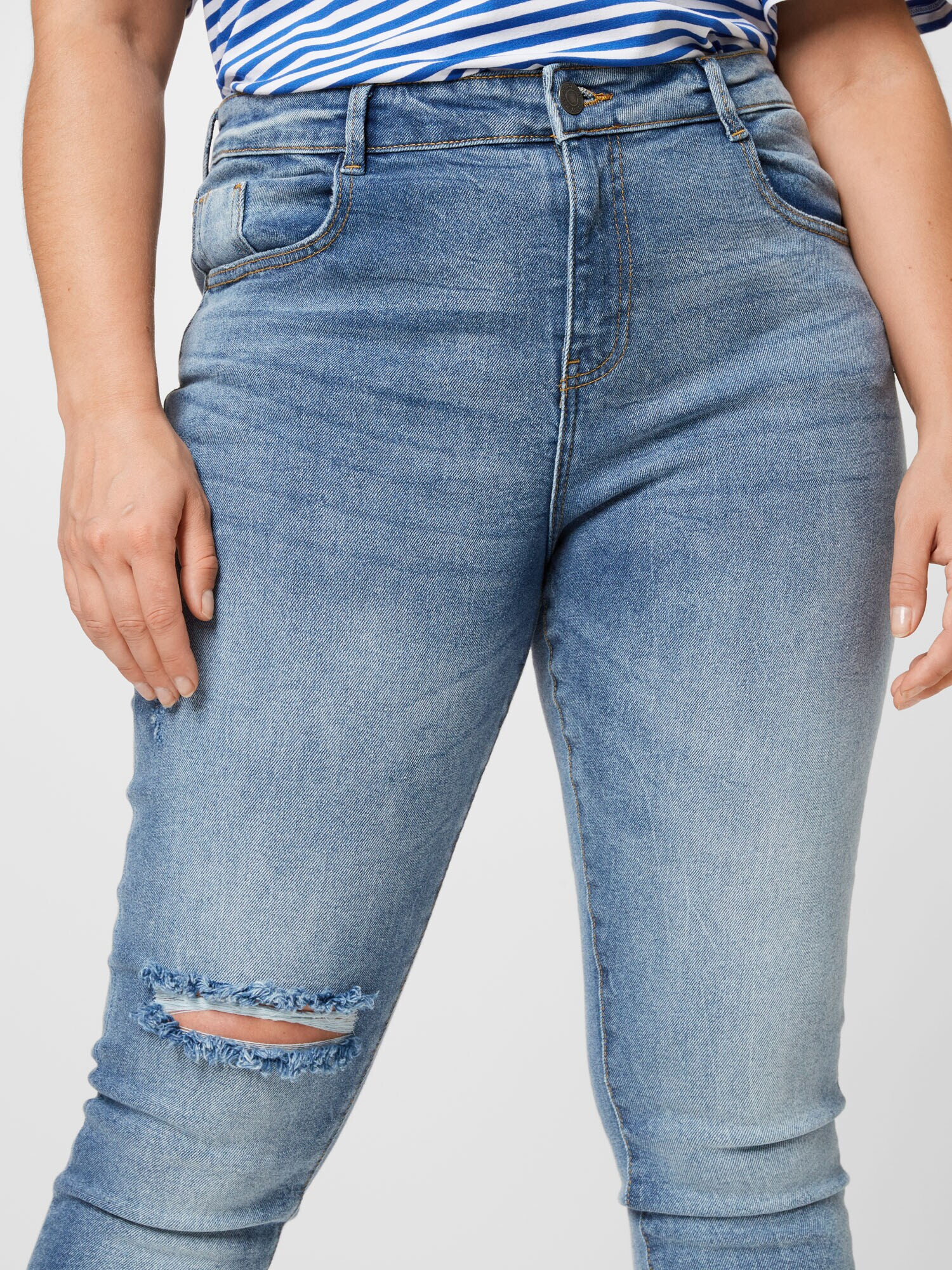 Noisy May Curve Jeans 'CALLIE' albastru denim - Pled.ro