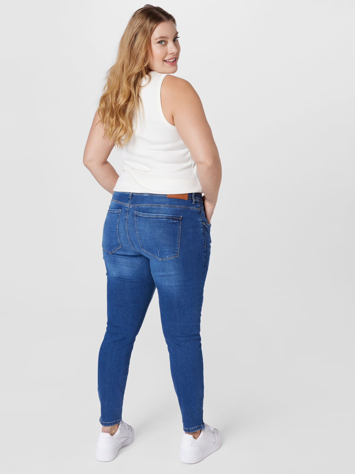 Noisy May Curve Jeans 'KIMMY' albastru denim - Pled.ro