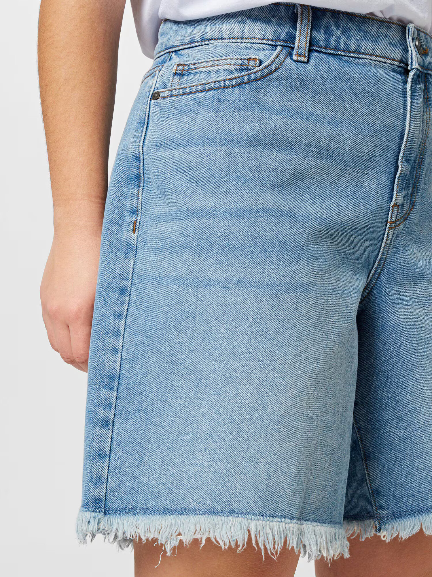 Noisy May Curve Jeans 'SMILEY' albastru denim - Pled.ro