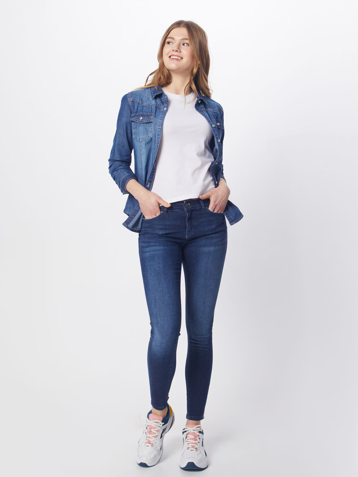 Noisy may Jeans albastru / albastru denim - Pled.ro