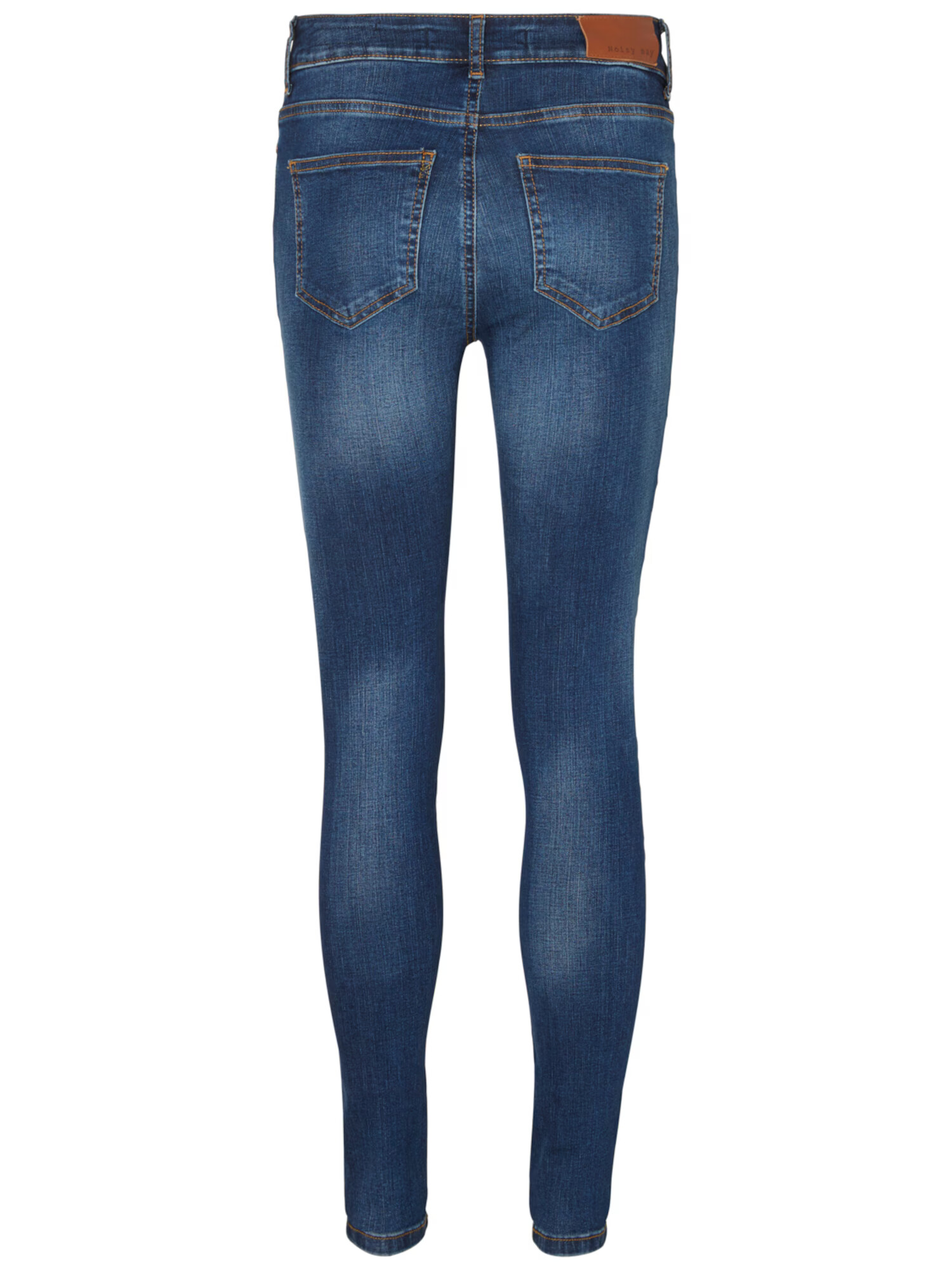 Noisy may Jeans albastru denim / maro - Pled.ro