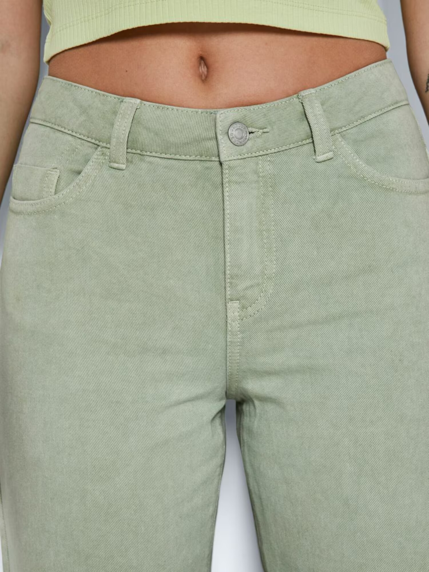 Noisy may Jeans 'Amanda' verde pastel - Pled.ro