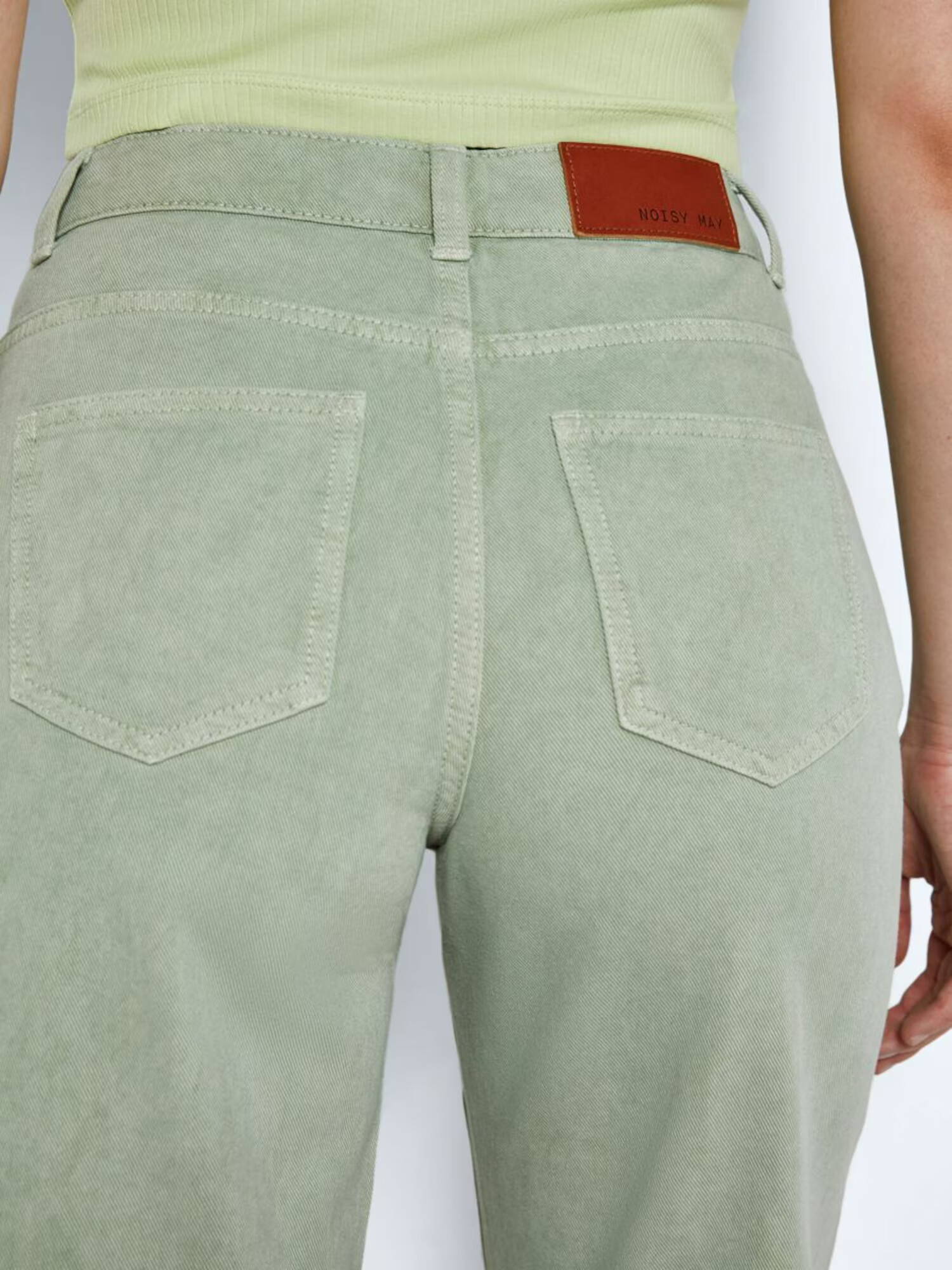 Noisy may Jeans 'Amanda' verde pastel - Pled.ro