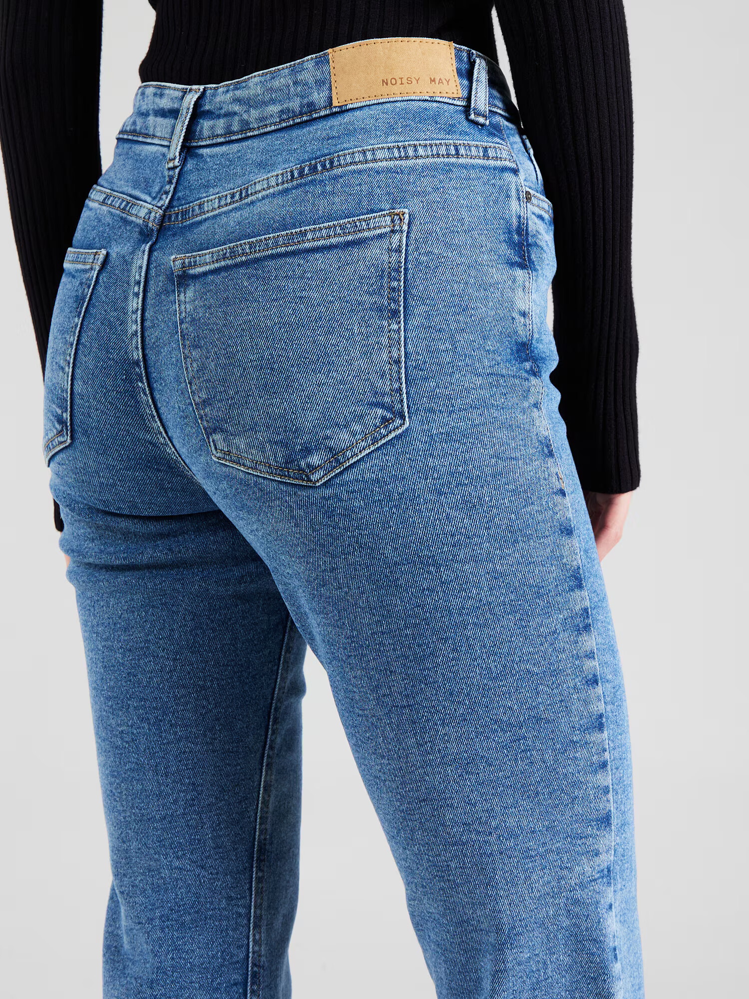 Noisy may Jeans 'MONI' albastru denim / maro - Pled.ro