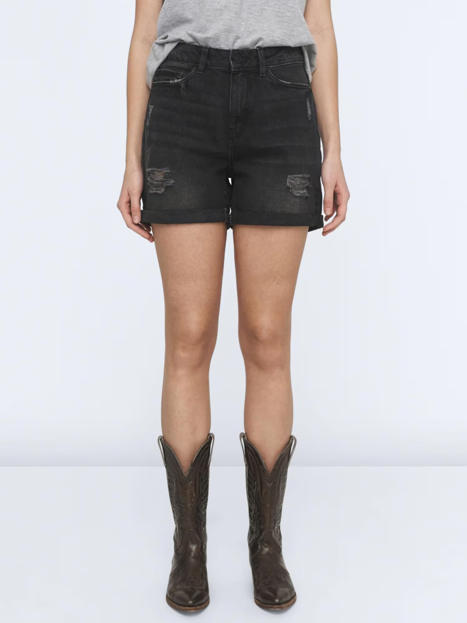 Noisy may Jeans 'Smiley' negru denim - Pled.ro