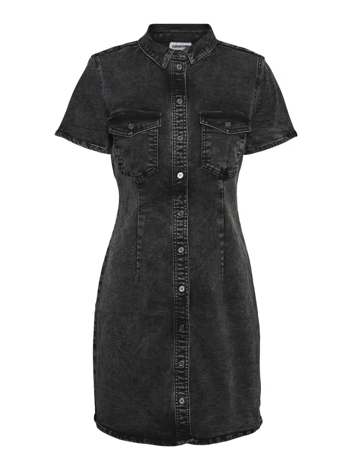 Noisy may Rochie tip bluză 'Joy' negru denim - Pled.ro