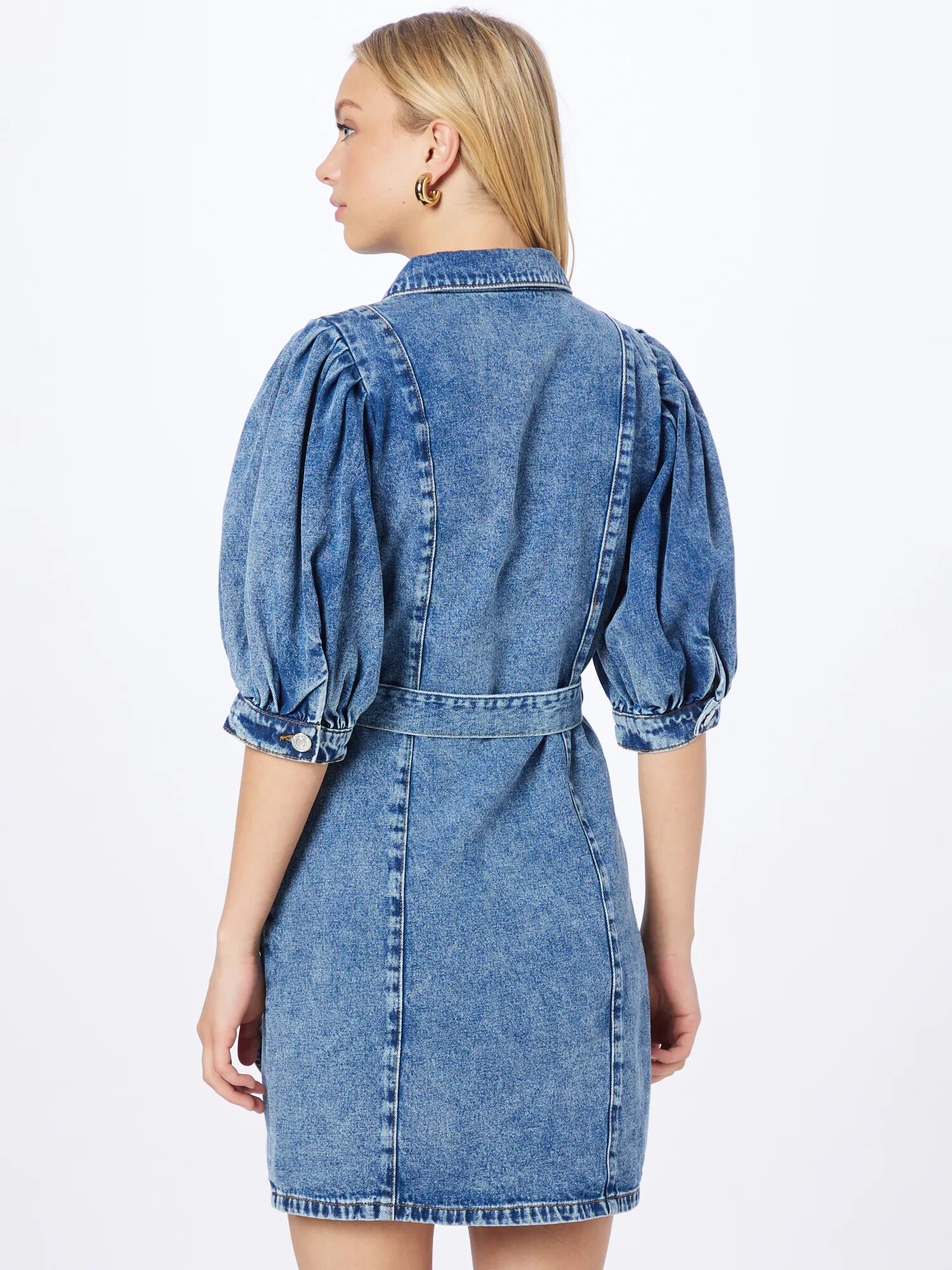 Noisy may Rochie tip bluză 'Reya' albastru denim - Pled.ro