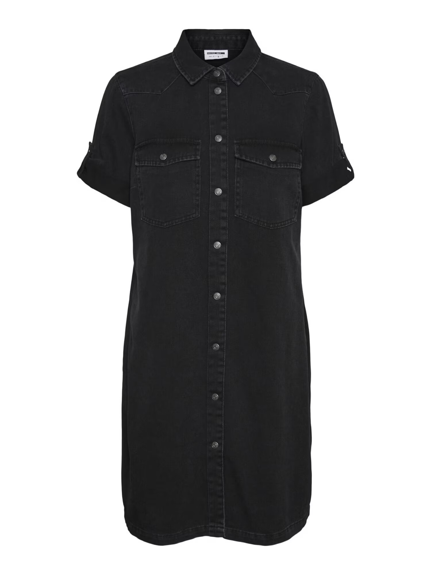 Noisy may Rochie tip bluză 'Signe' negru denim - Pled.ro