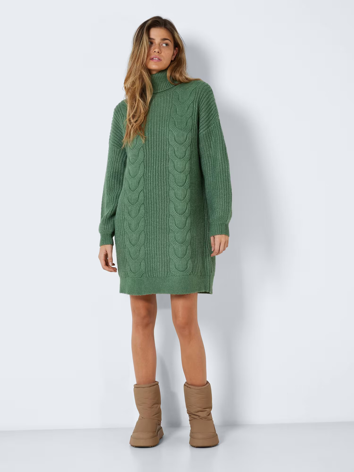 Noisy may Rochie tricotat 'Laura' verde - Pled.ro