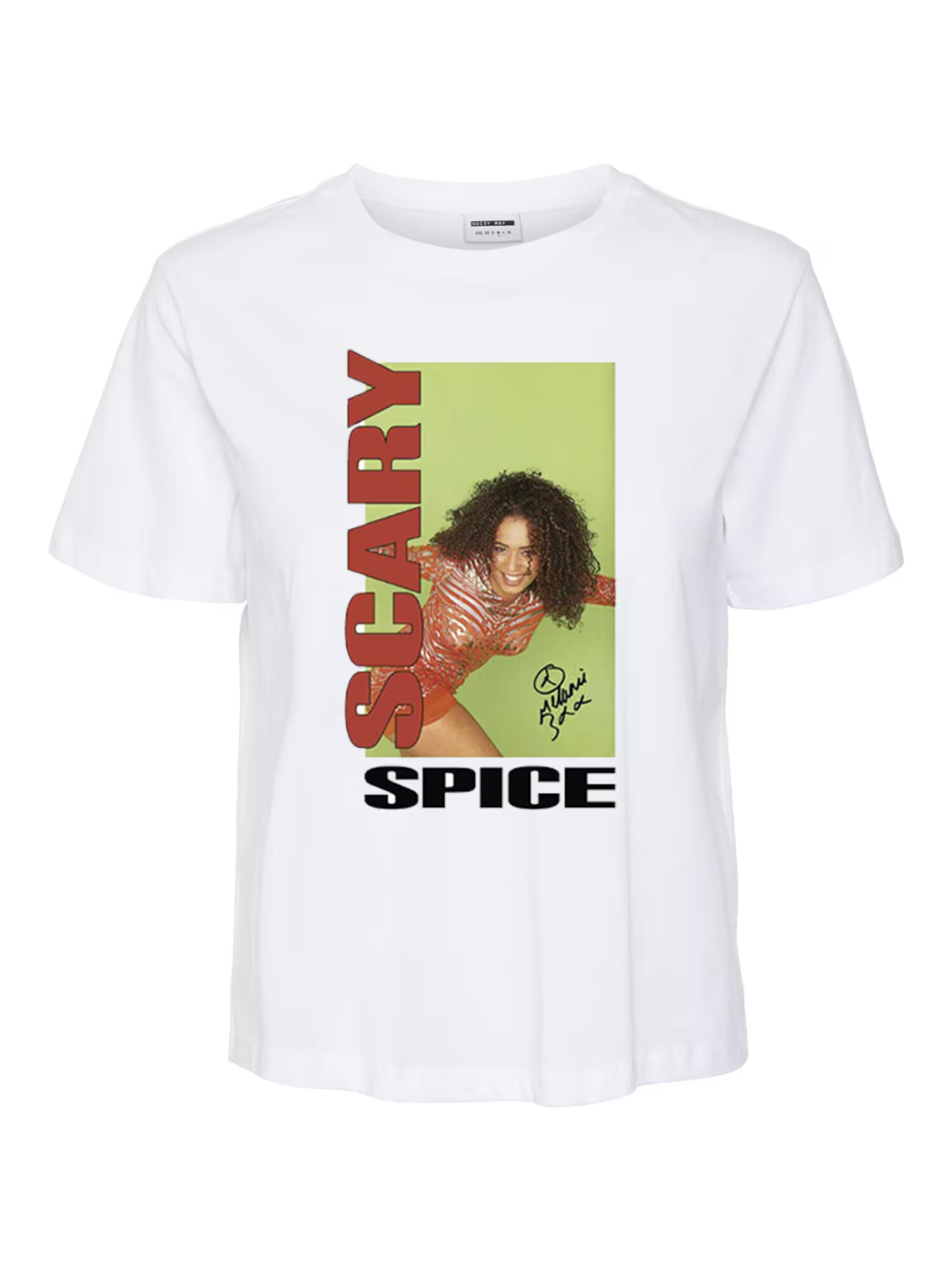 Noisy may Tricou 'ALICE' verde / roșu vin / negru / alb - Pled.ro