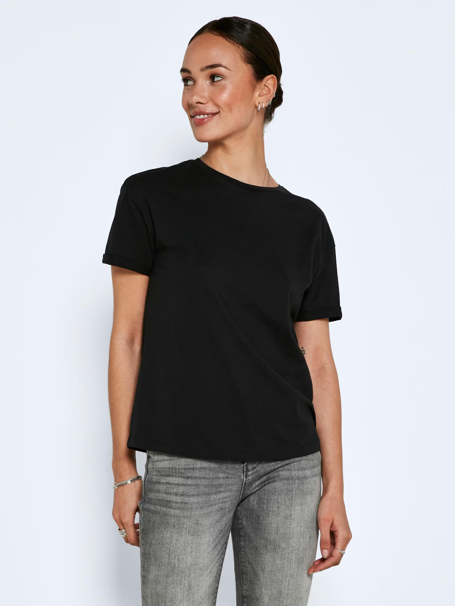 Noisy may Tricou 'Brandy' negru - Pled.ro