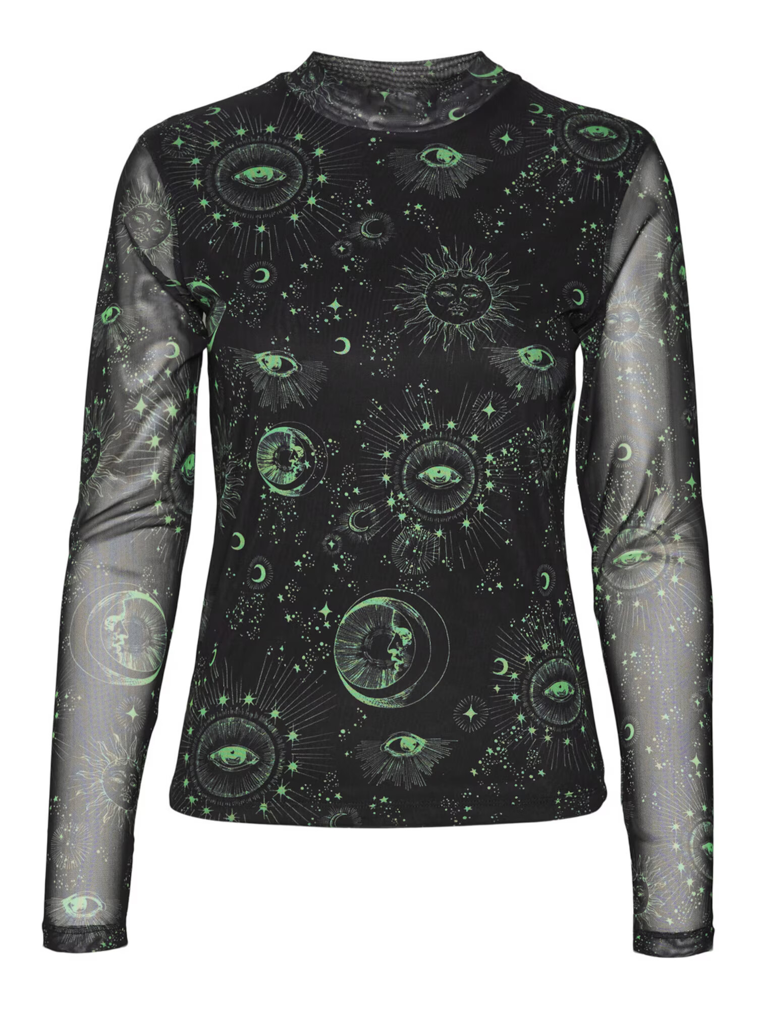 Noisy may Tricou 'CARRIE' verde deschis / negru - Pled.ro