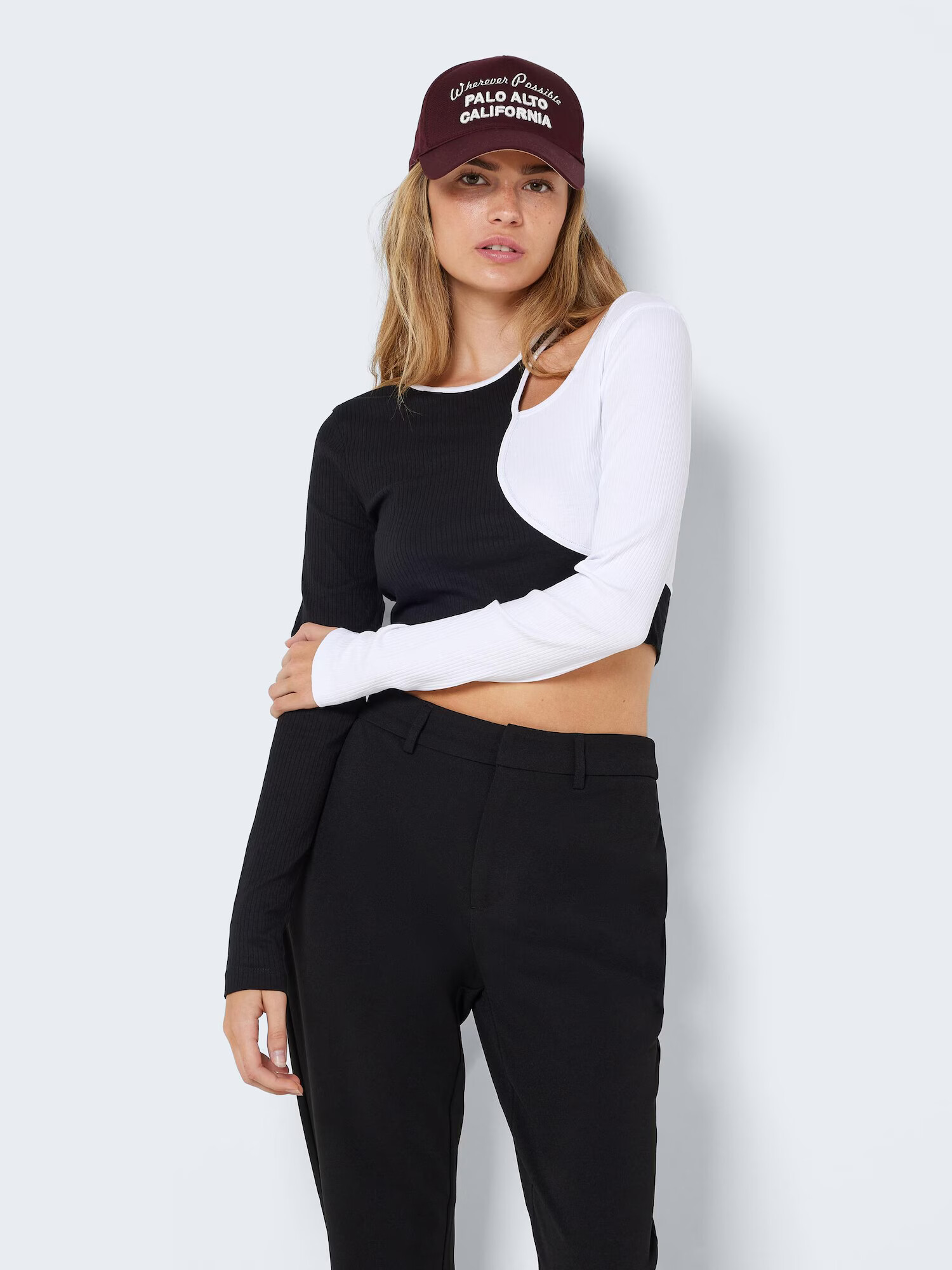 Noisy may Tricou 'DRAKEY' negru / alb - Pled.ro