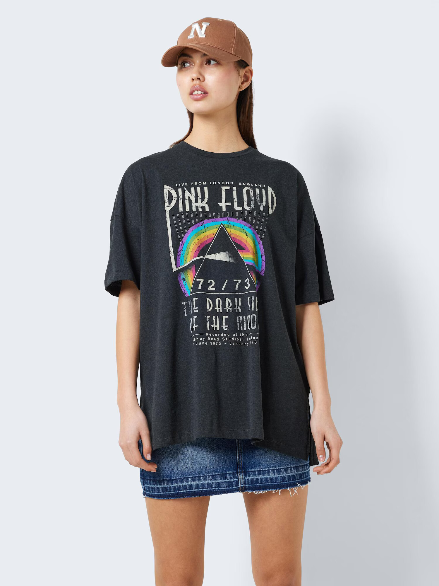 Noisy may Tricou 'Pink Floyd' gri închis / mai multe culori - Pled.ro