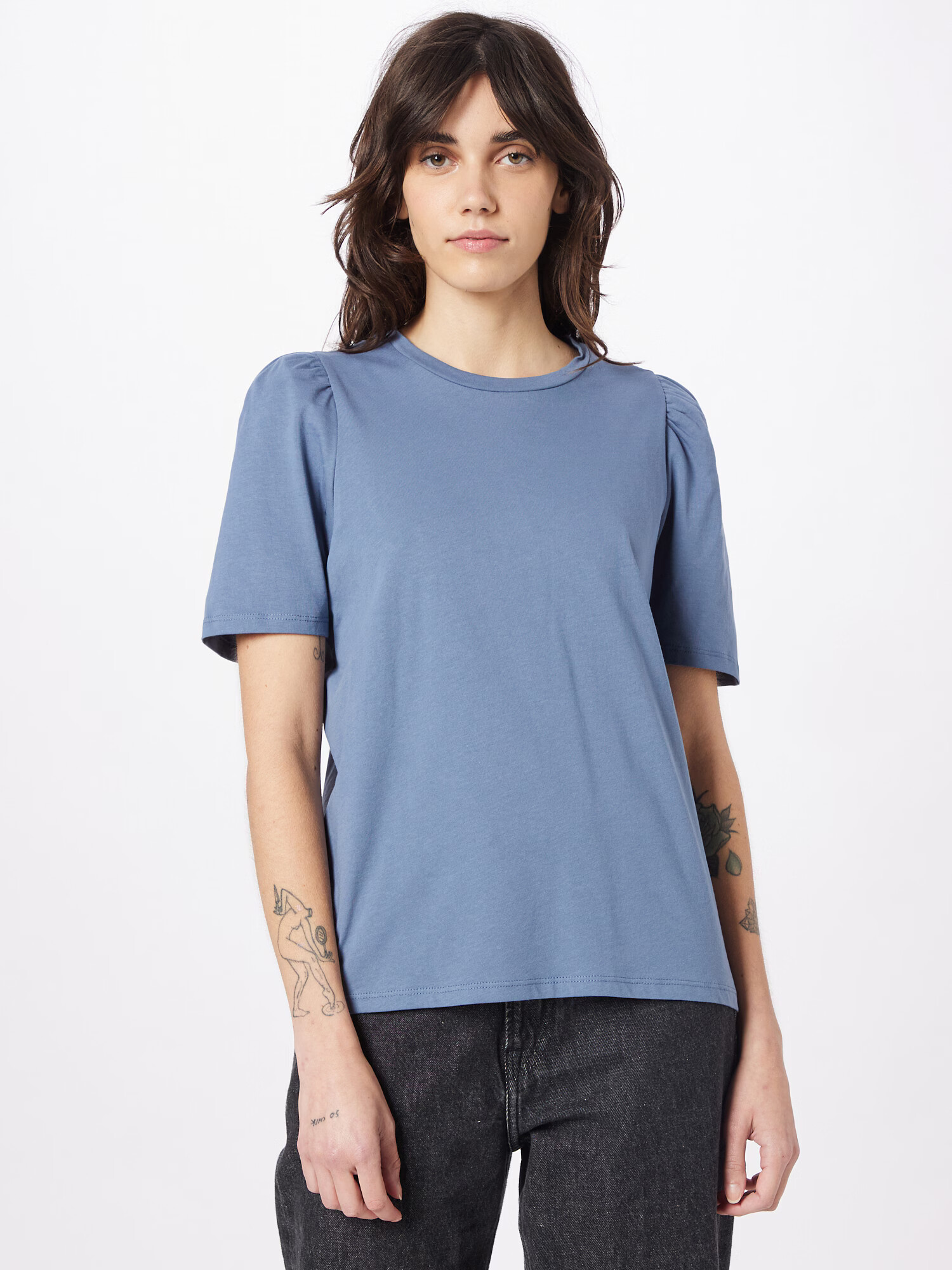 Noisy may Tricou 'SHOUT' albastru porumbel - Pled.ro