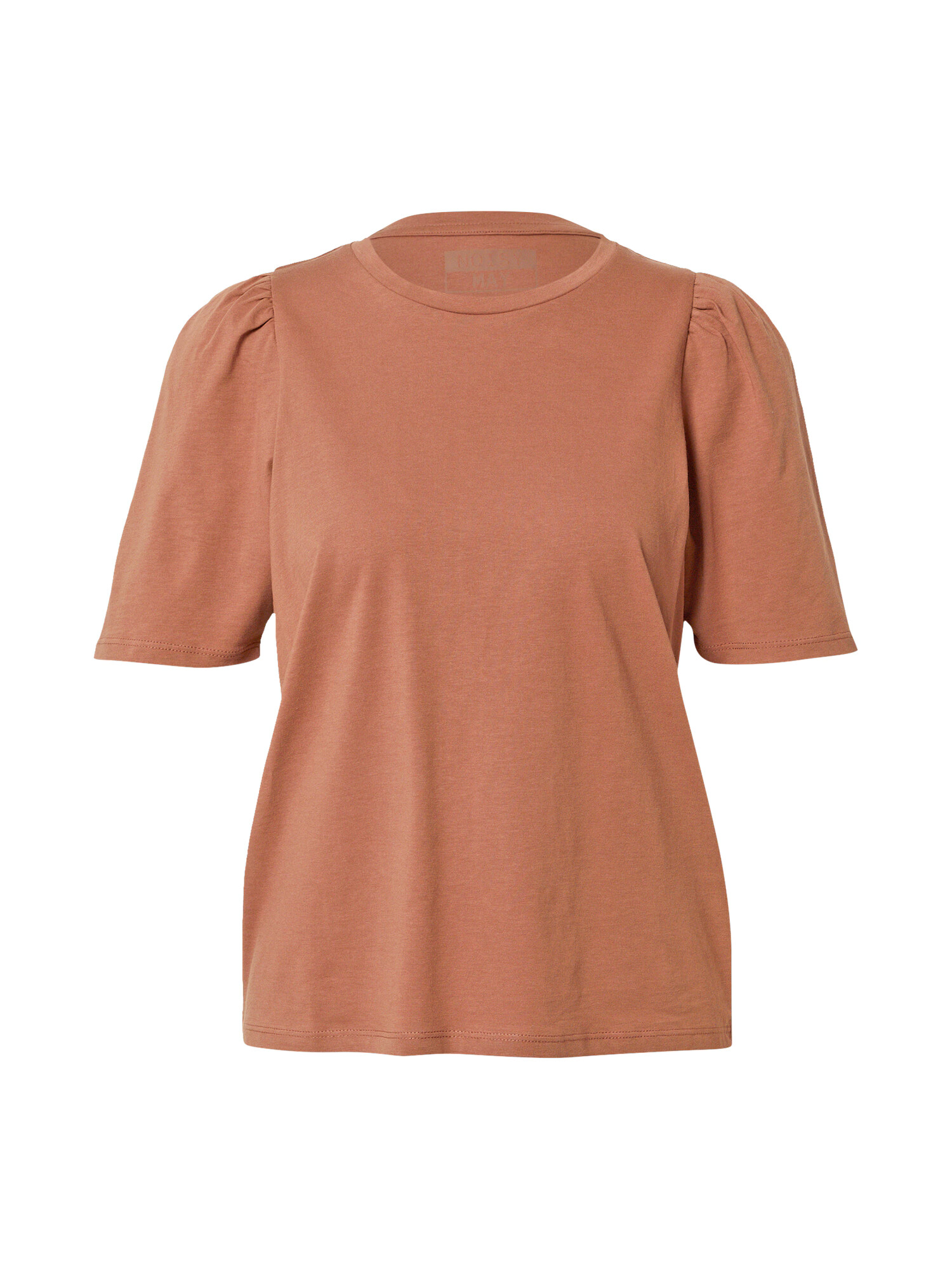 Noisy may Tricou 'SHOUT' maro caramel - Pled.ro