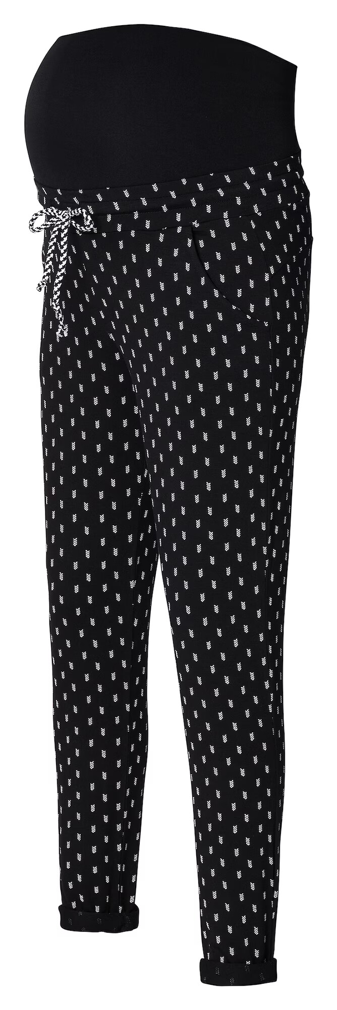 Noppies Pantaloni 'Macron' negru / alb - Pled.ro