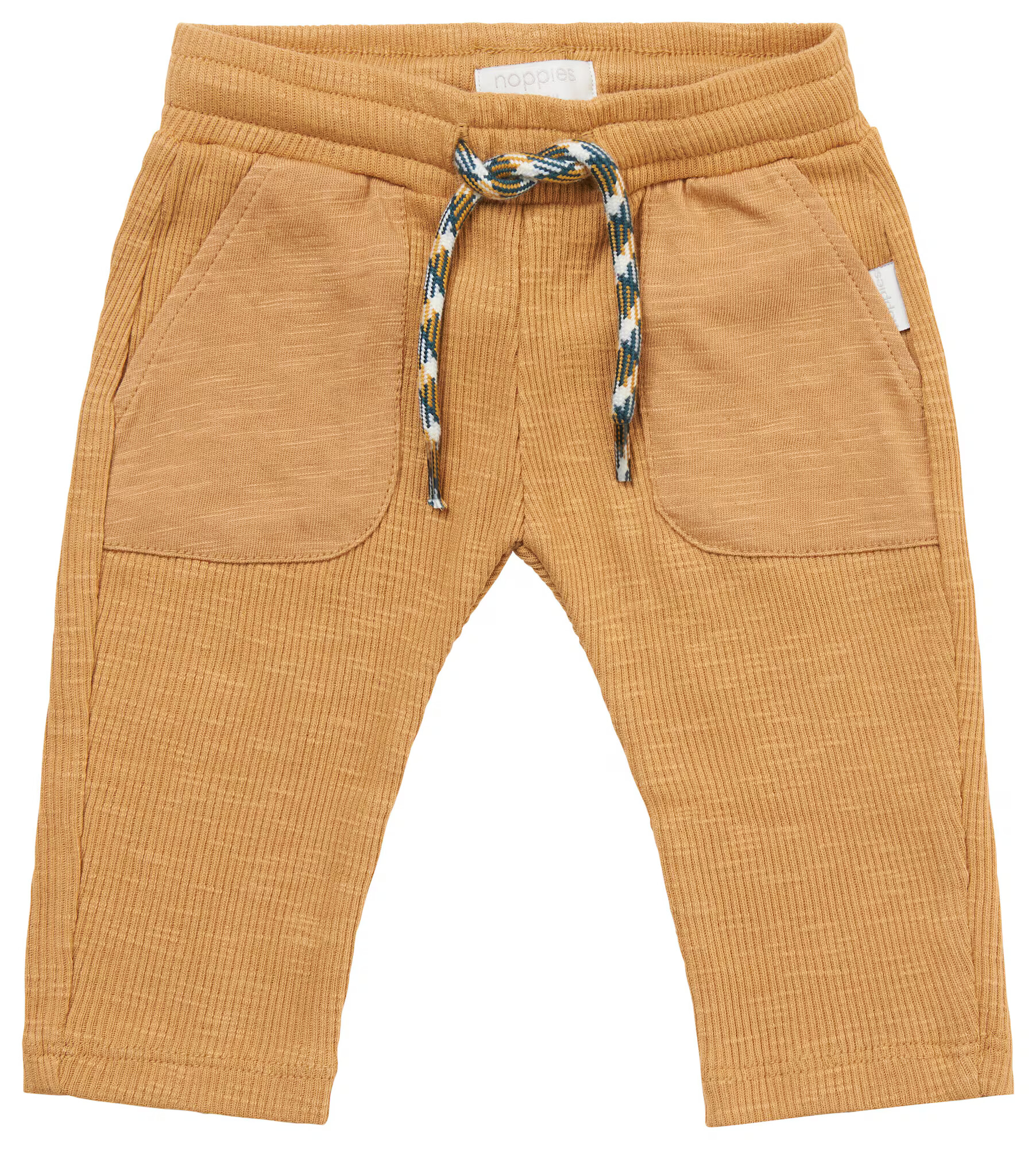 Noppies Pantaloni 'Manor' maro cappuccino / alb - Pled.ro