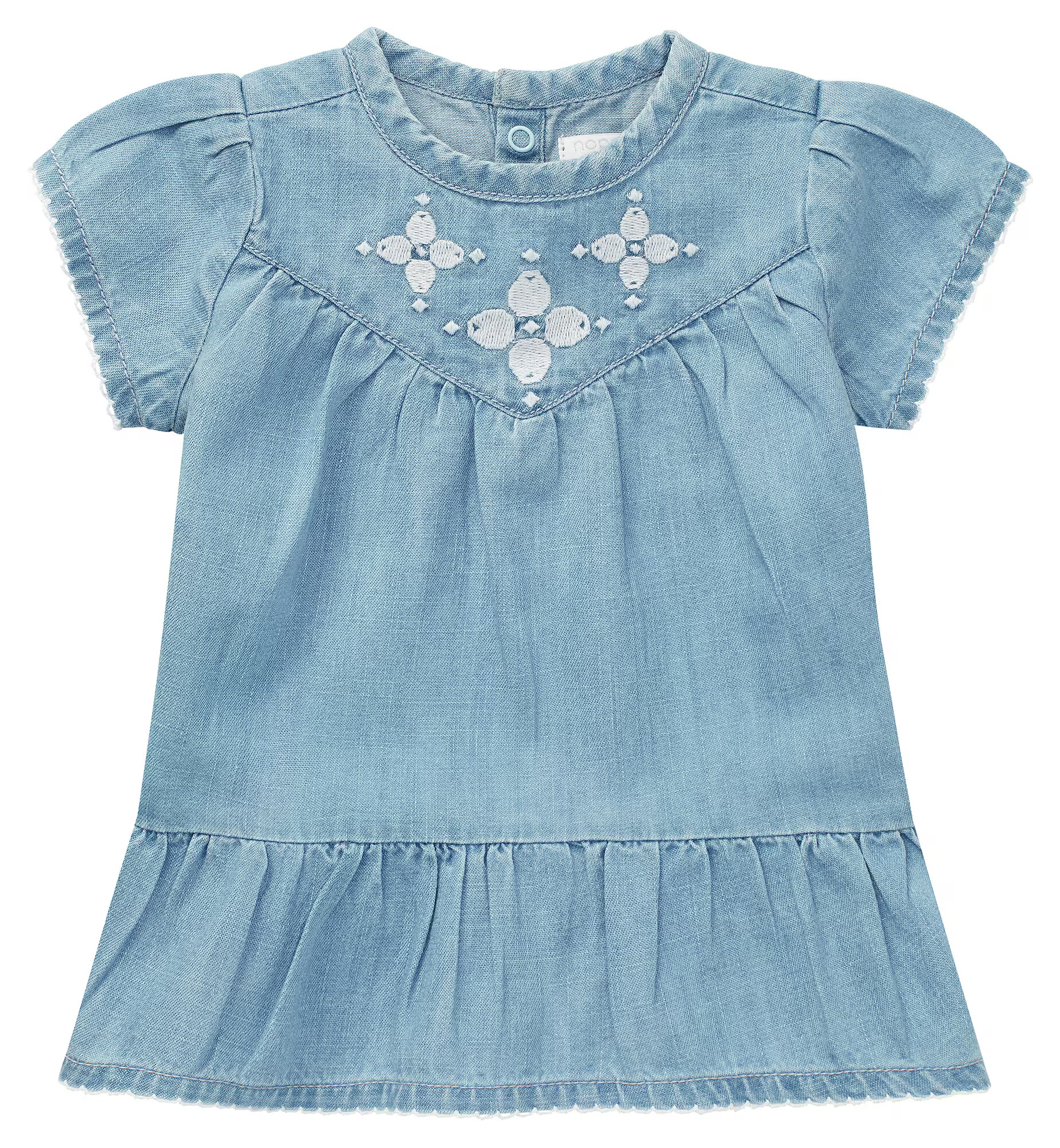 Noppies Rochie 'Anda' albastru denim / alb - Pled.ro