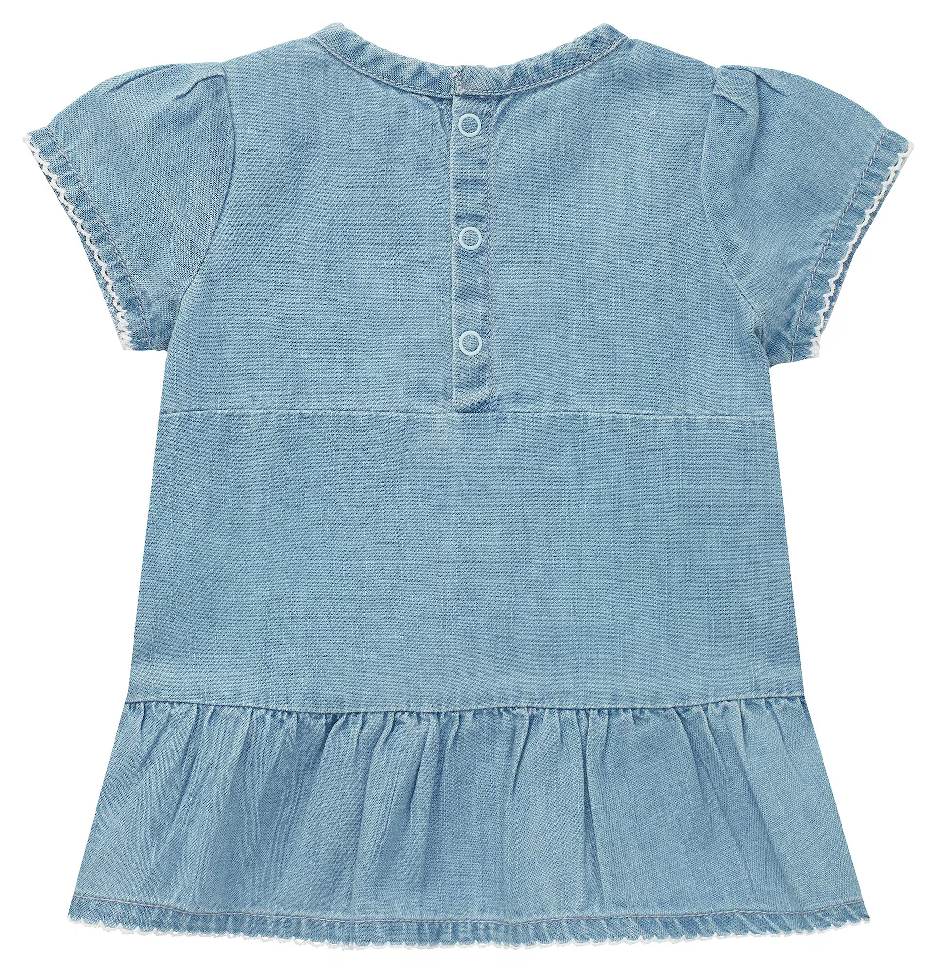 Noppies Rochie 'Anda' albastru denim / alb - Pled.ro