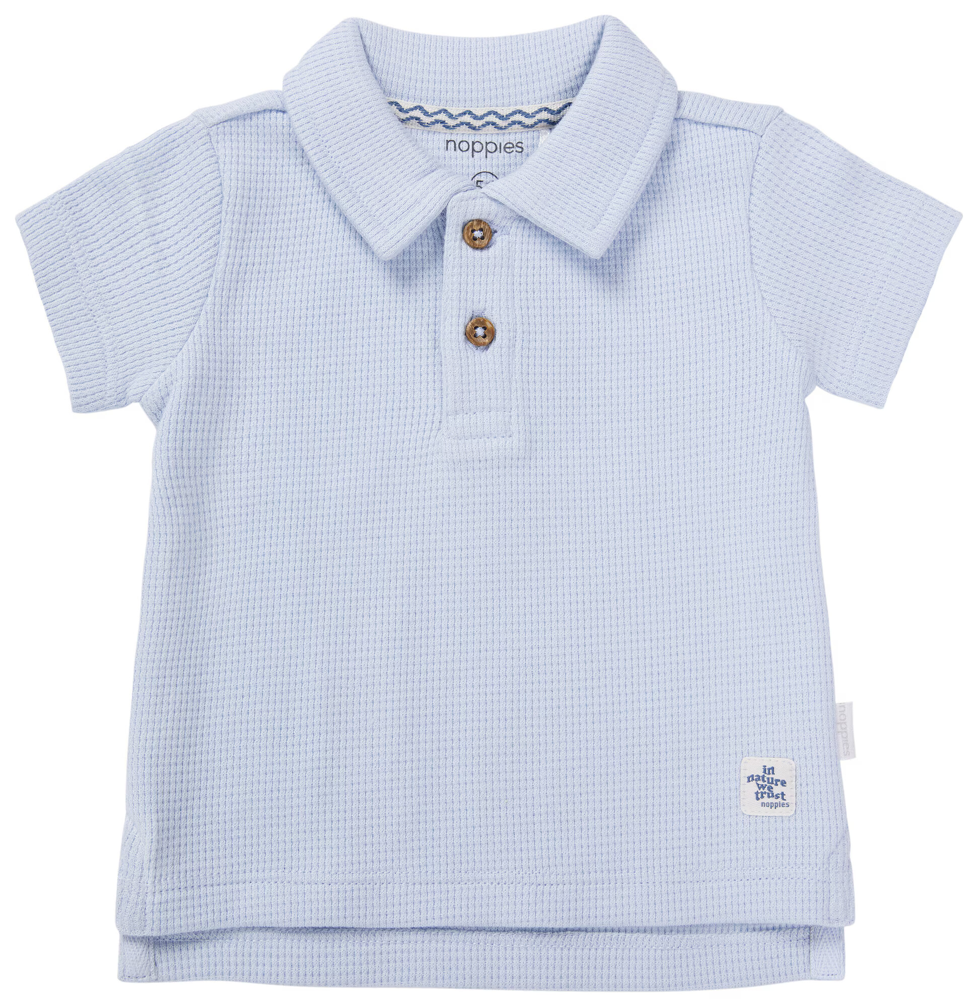 Noppies Tricou 'Malakoff' albastru deschis / maro - Pled.ro