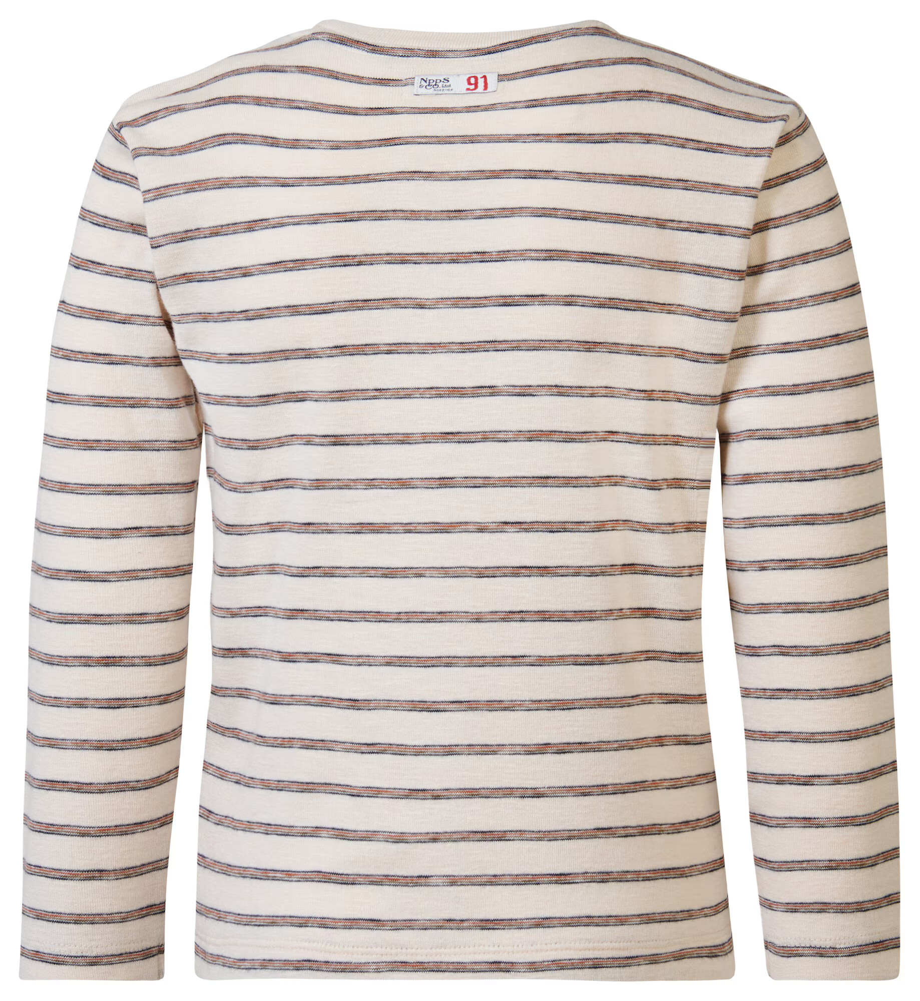 Noppies Tricou 'Waldo' bleumarin / maro / alb - Pled.ro