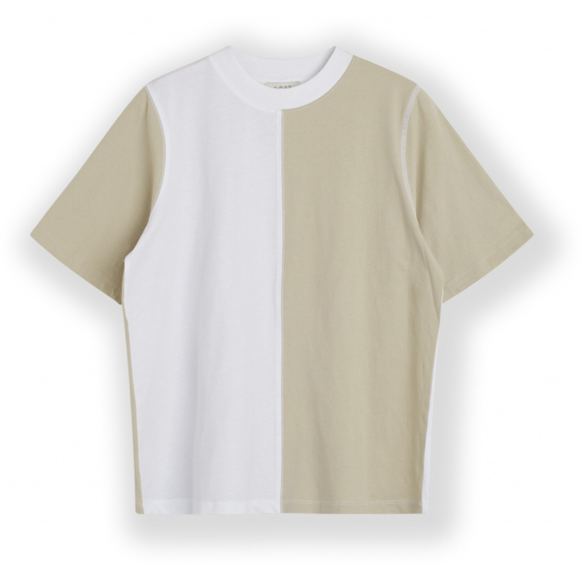 NORR Tricou bej deschis / alb - Pled.ro