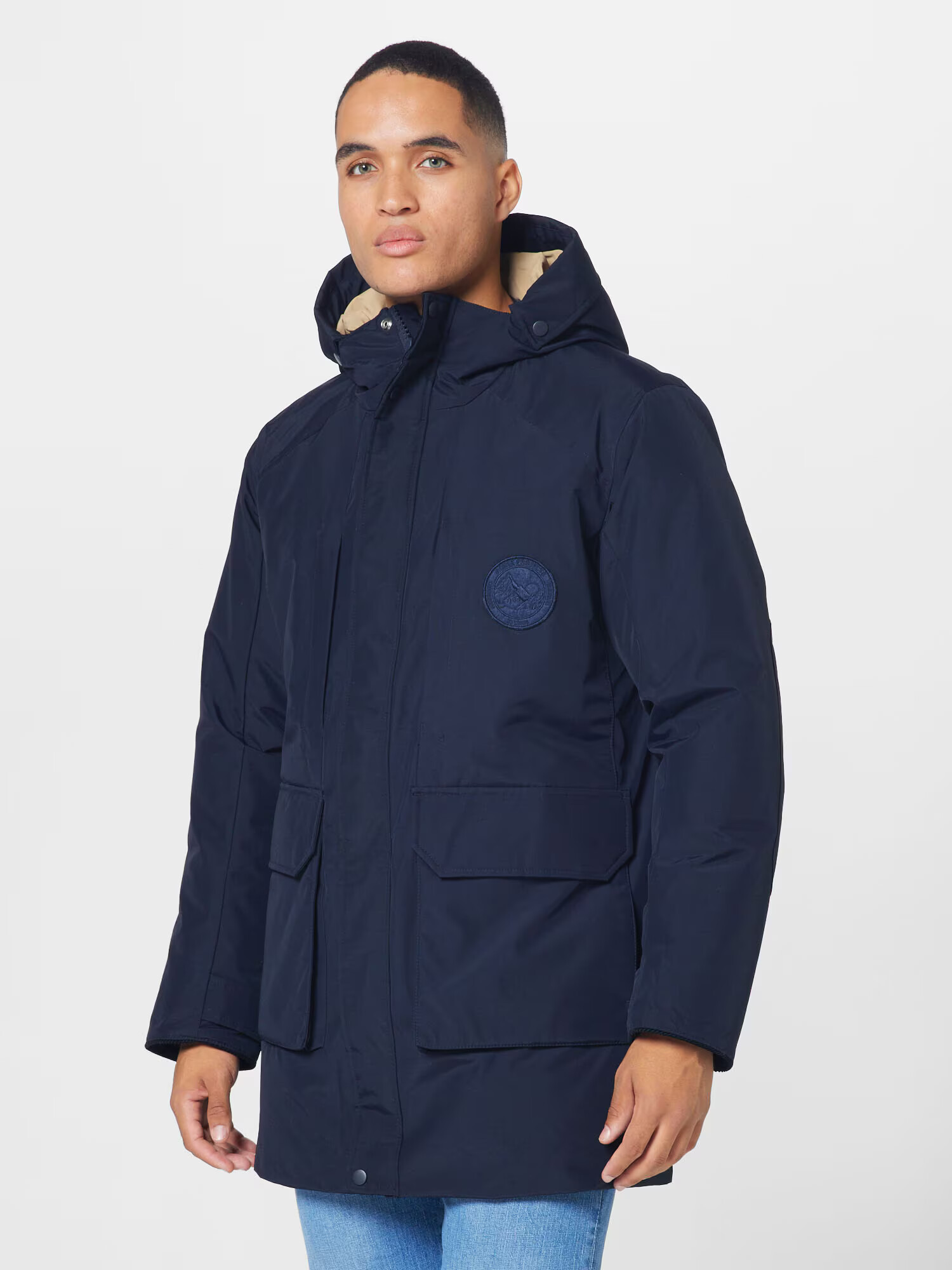 NORSE PROJECTS Parka de iarnă 'Stavanger' bleumarin - Pled.ro