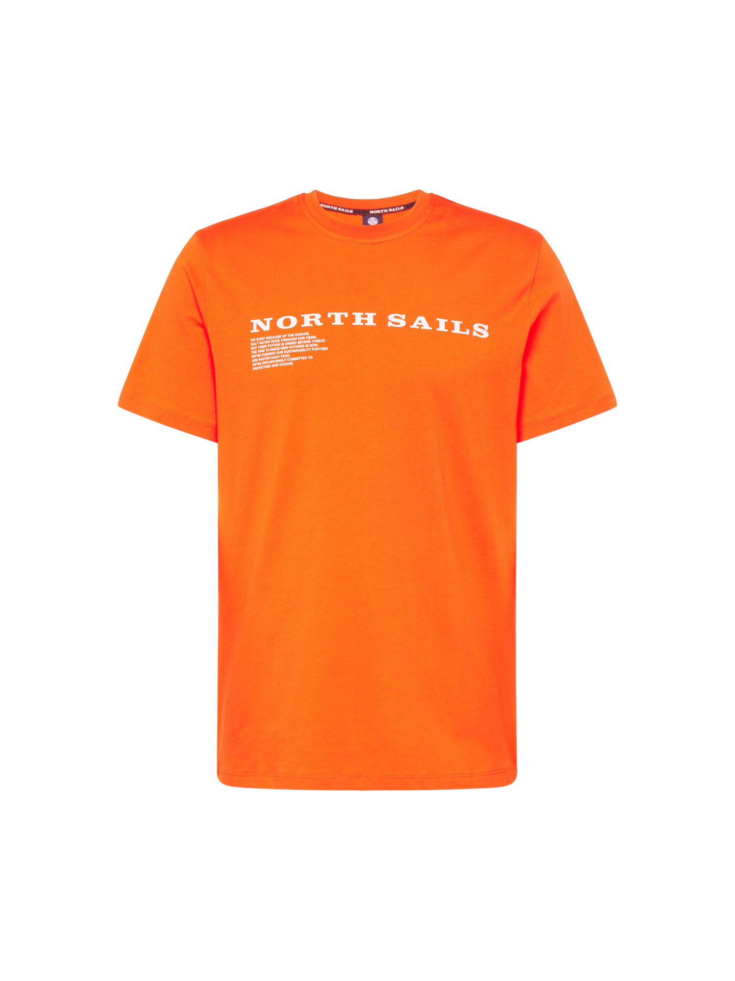 North Sails Tricou portocaliu / alb - Pled.ro