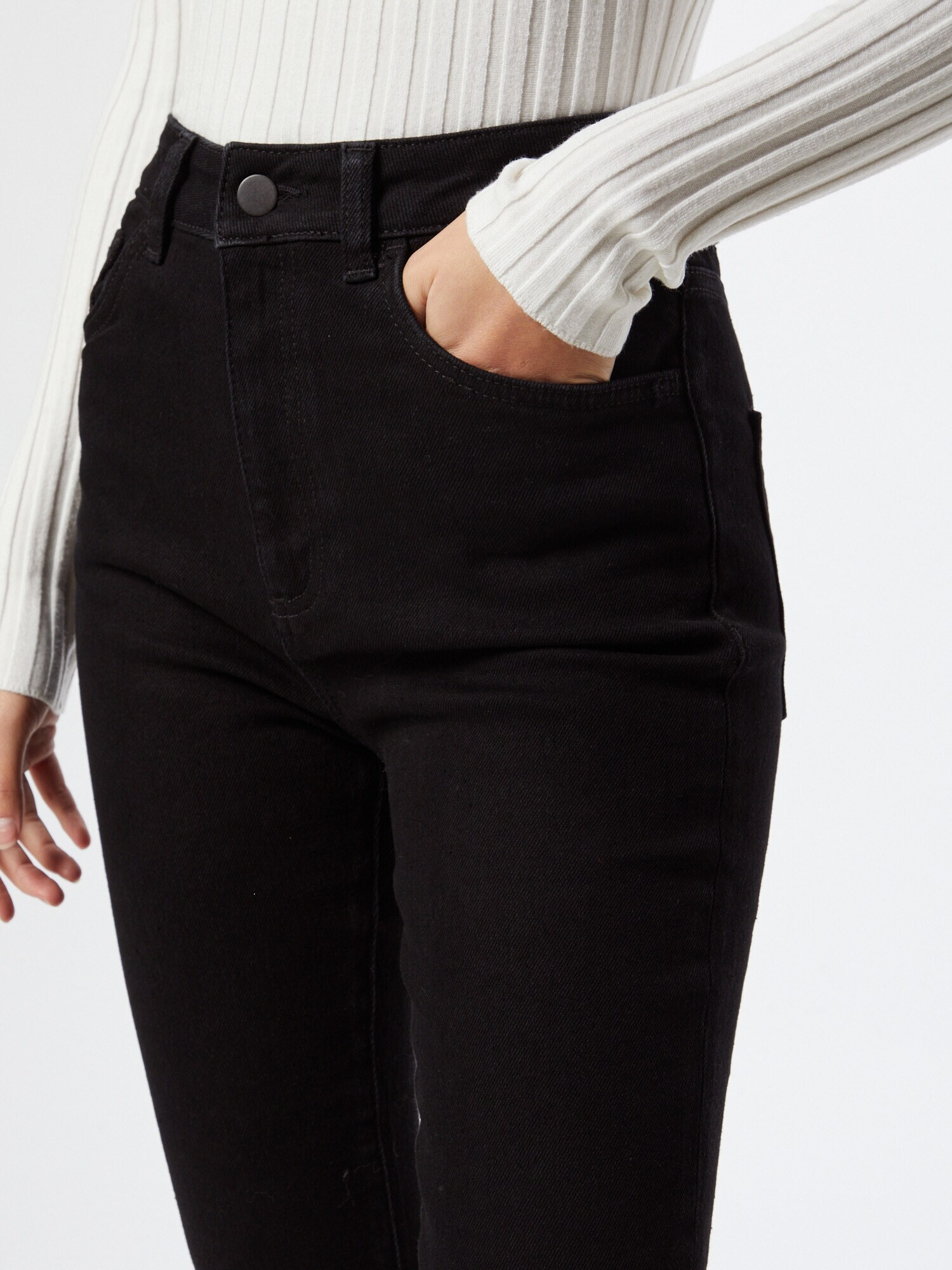 NU-IN Jeans negru - Pled.ro