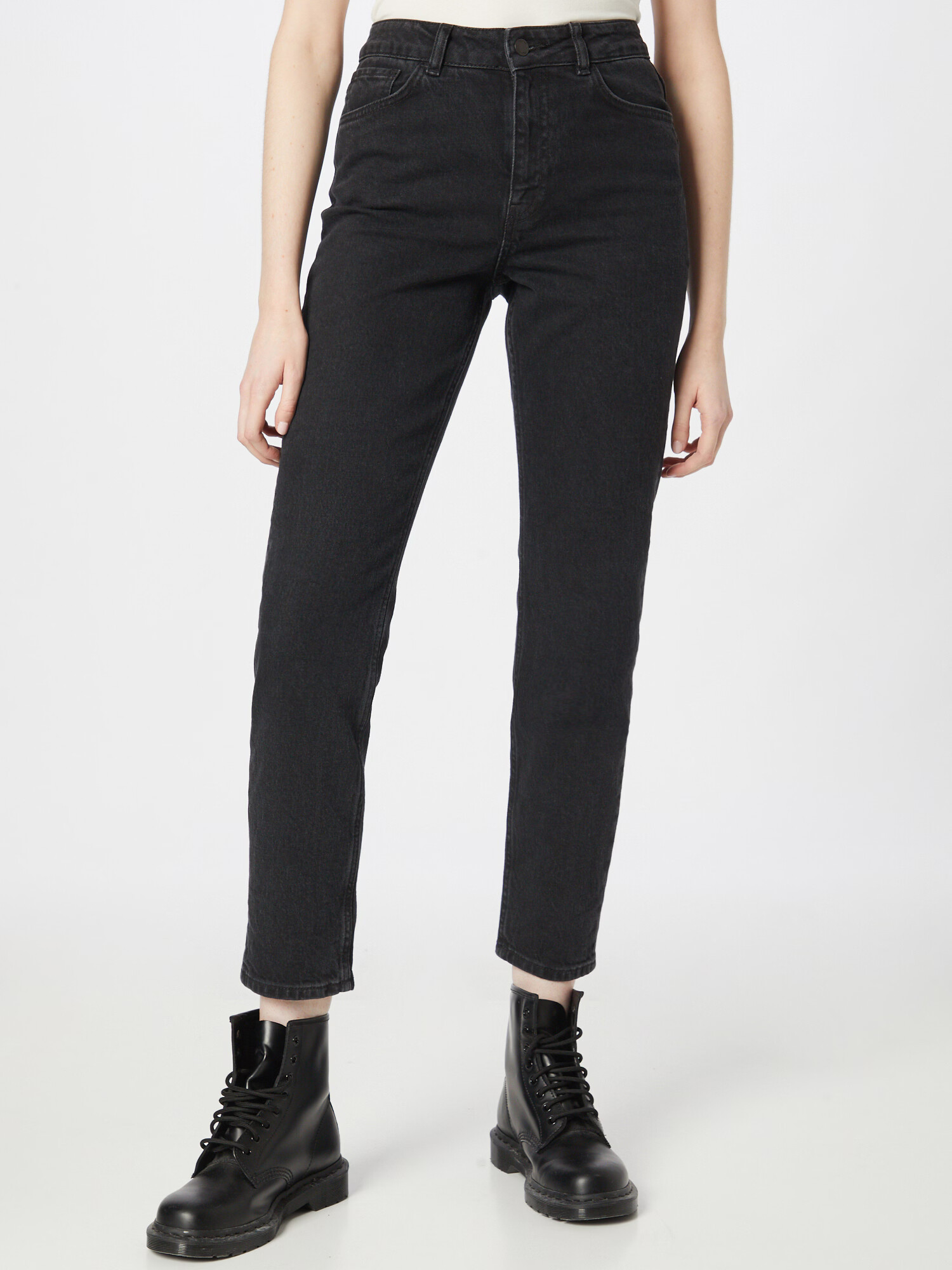 NU-IN Jeans negru denim - Pled.ro