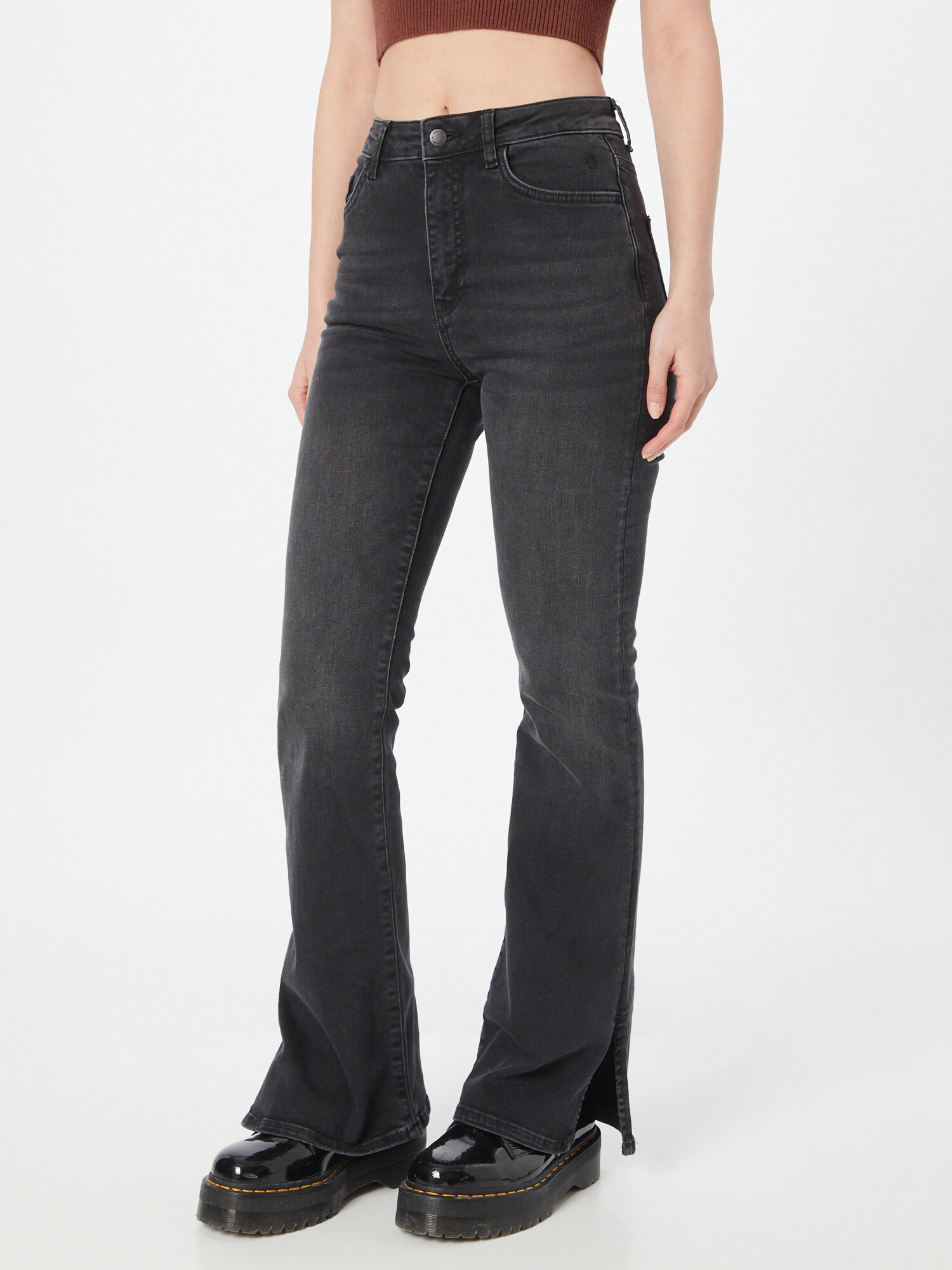 NU-IN Jeans negru denim - Pled.ro