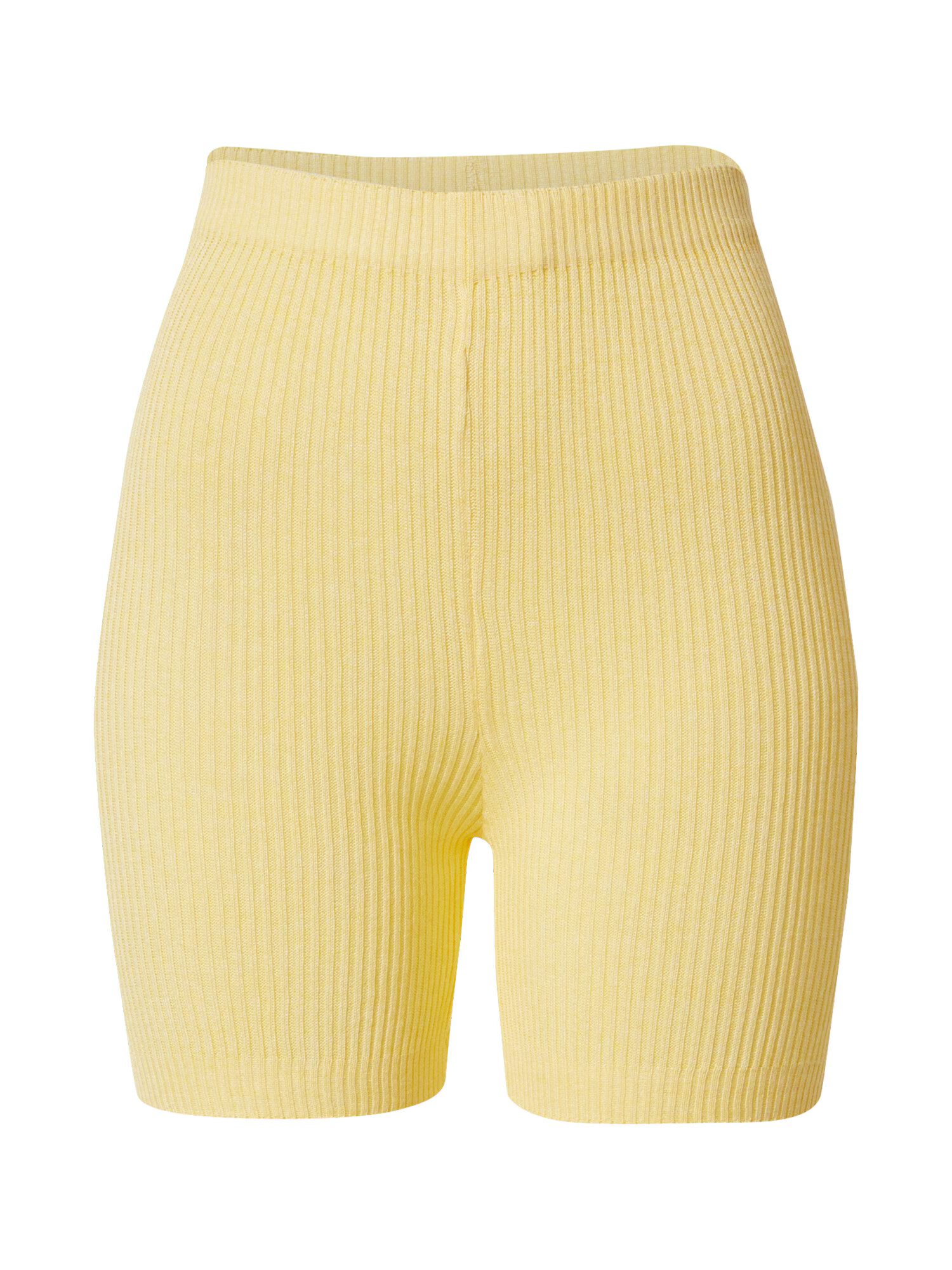 NU-IN Pantaloni galben pastel - Pled.ro