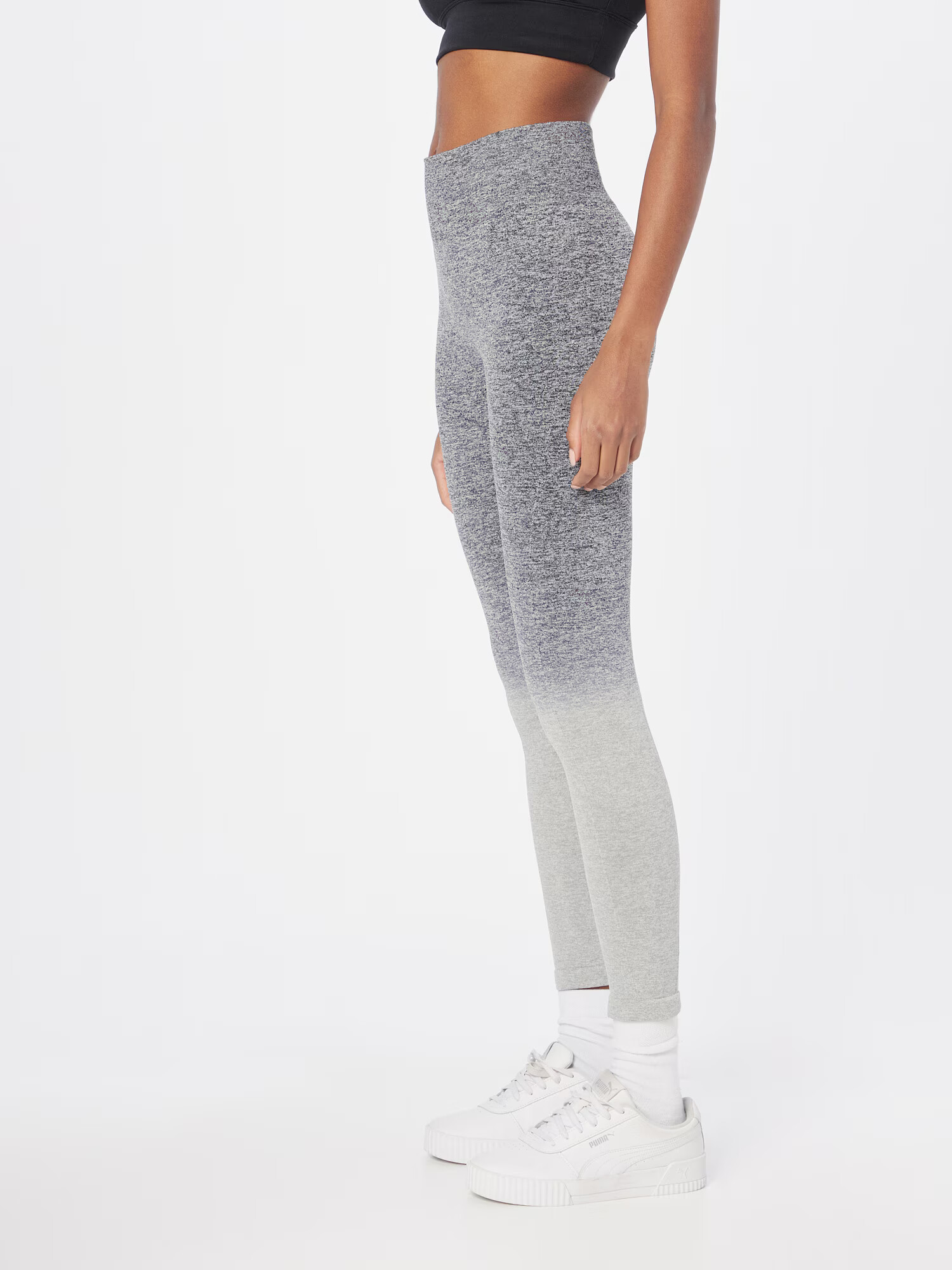 NU-IN Leggings gri închis / gri amestecat - Pled.ro