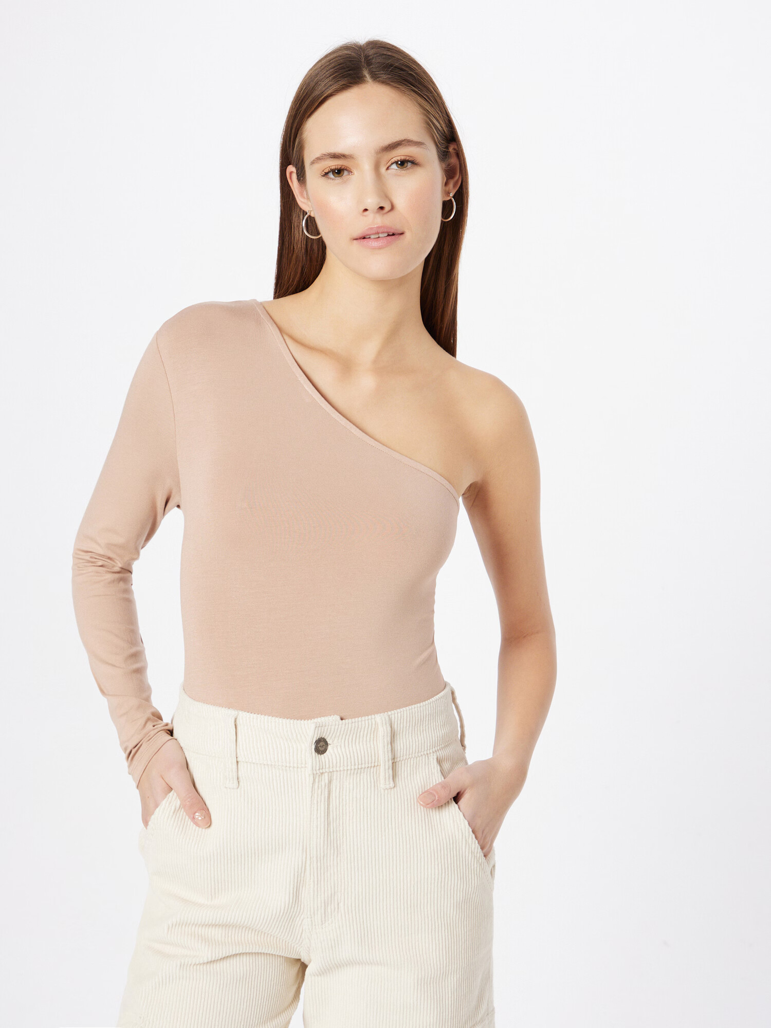 NU-IN Tricou body gri taupe - Pled.ro