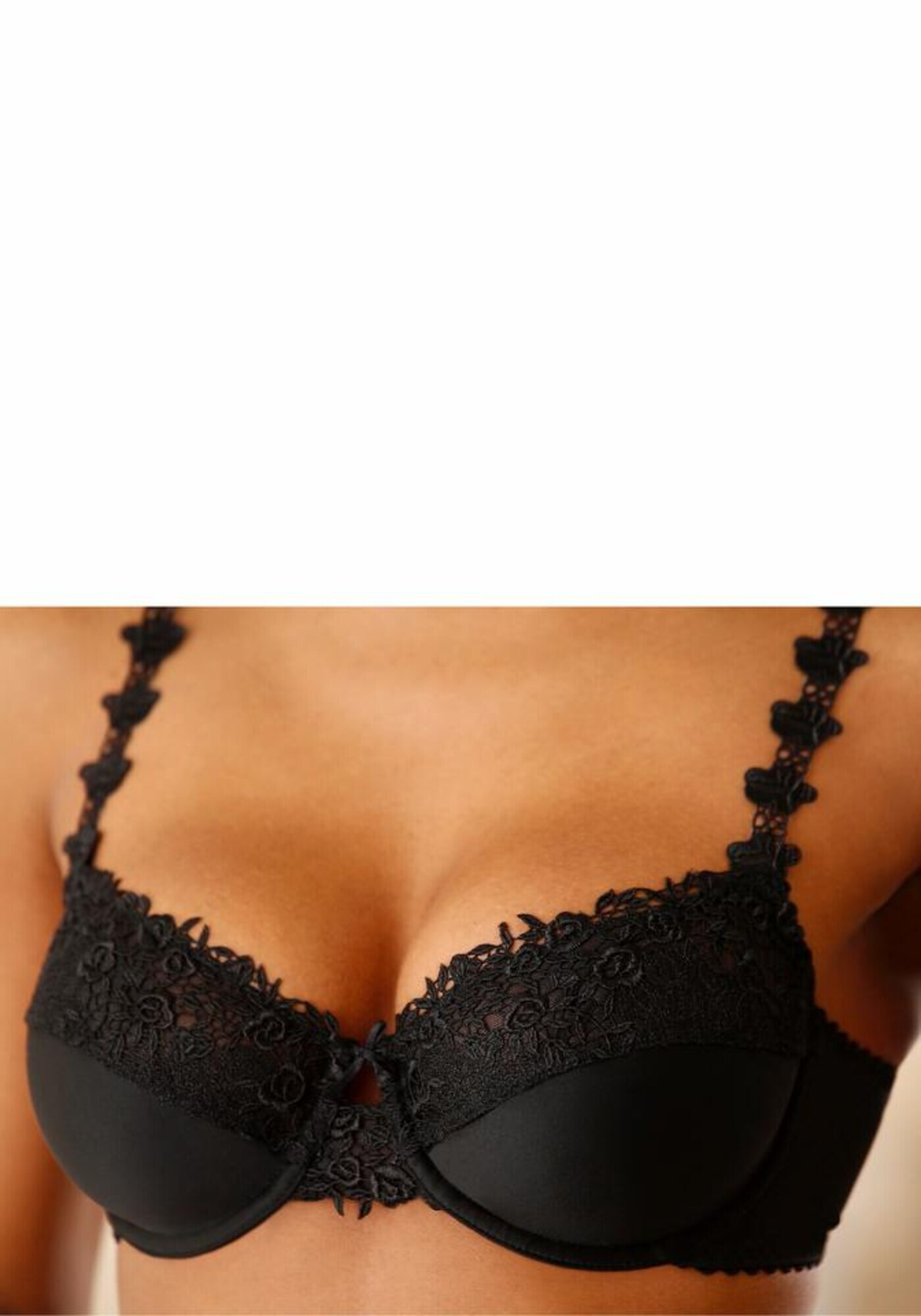 NUANCE Sutien negru - Pled.ro