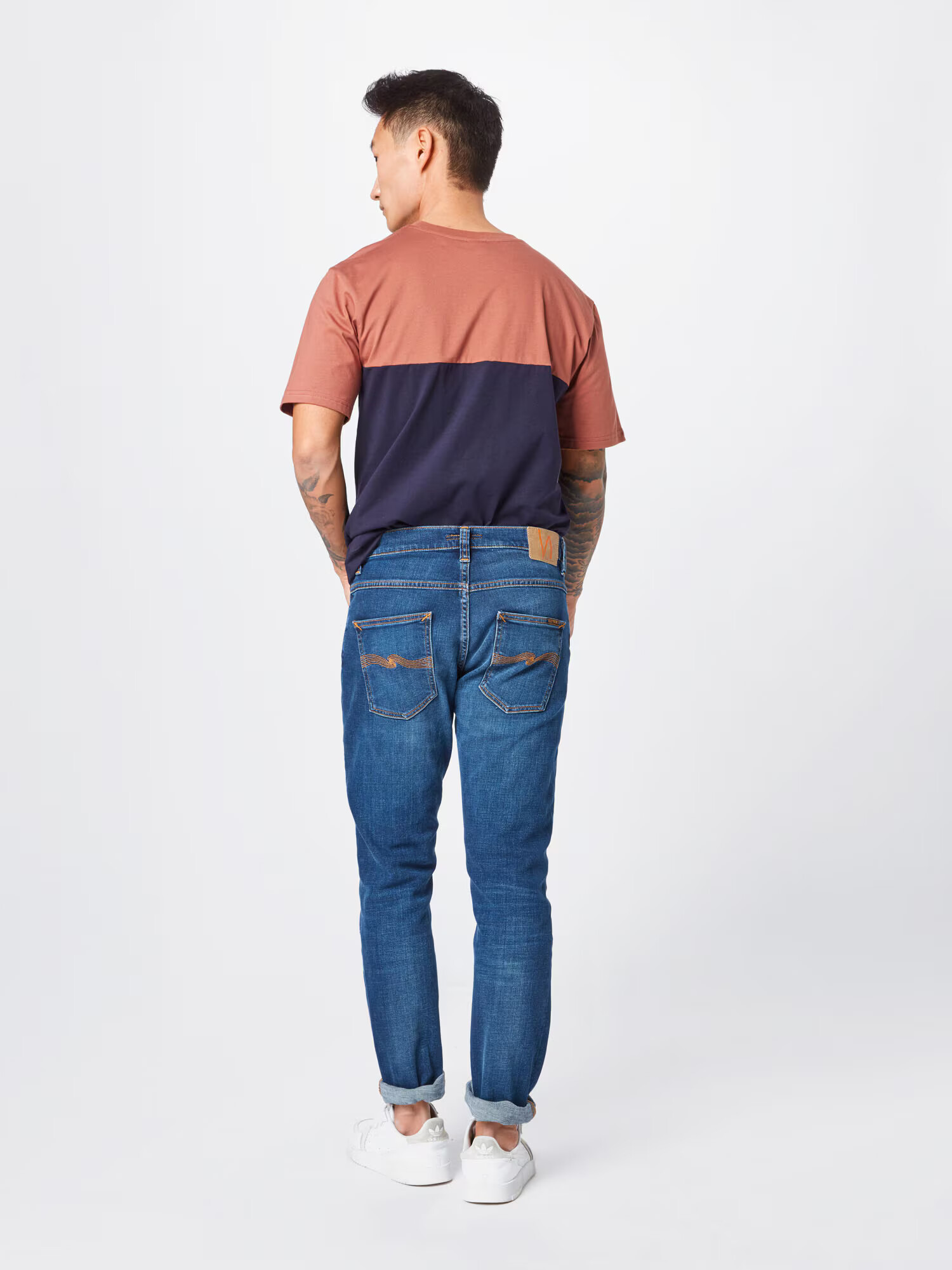 Nudie Jeans Co Jeans 'Grim Tim' albastru denim - Pled.ro