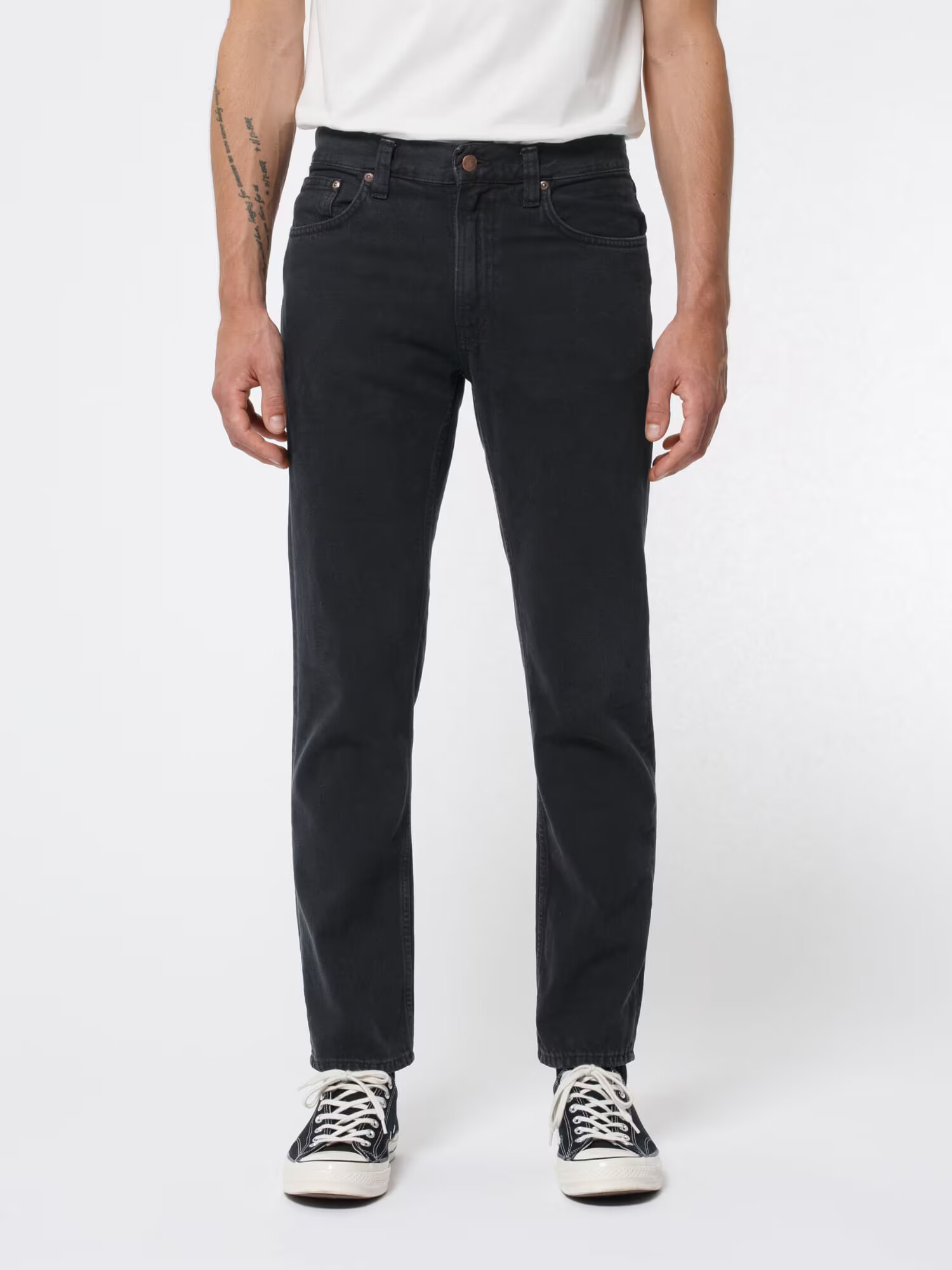 Nudie Jeans Co Jeans 'Gritty Jackson' negru denim - Pled.ro