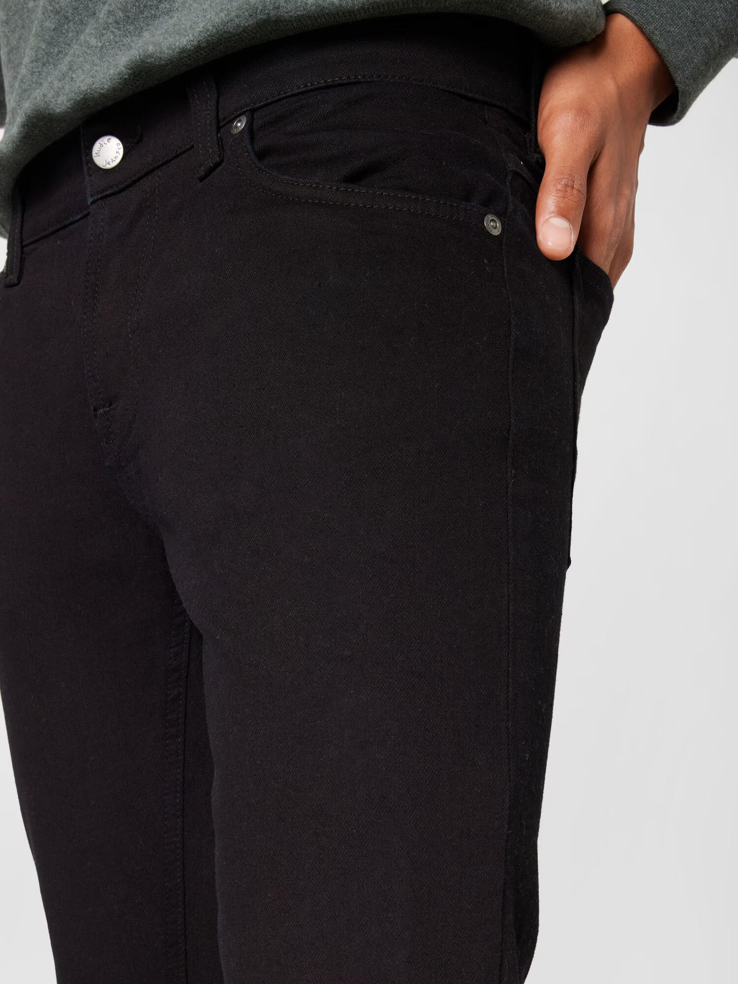 Nudie Jeans Co Jeans negru - Pled.ro