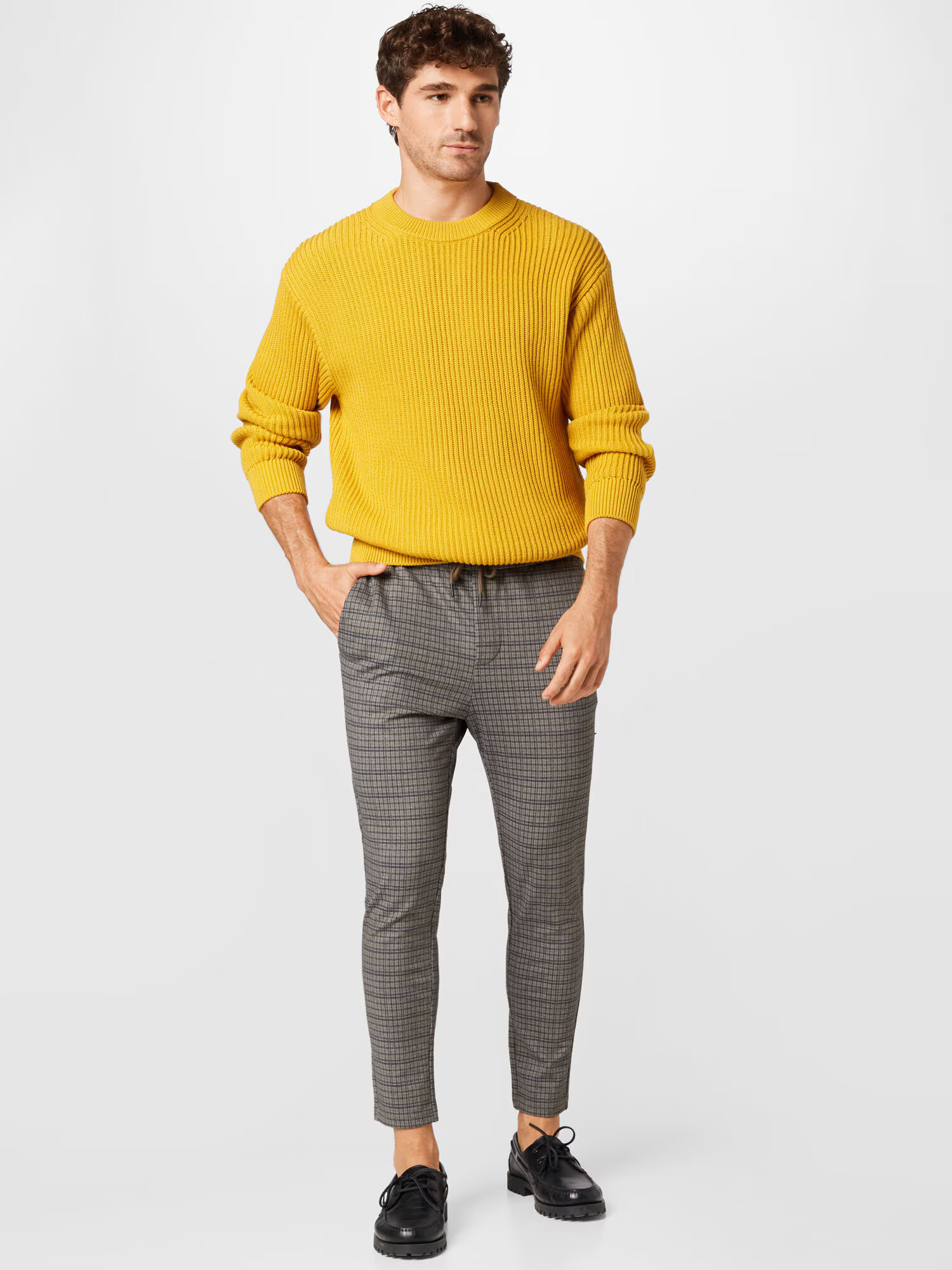 Nudie Jeans Co Pulover 'Frank' galben citron - Pled.ro