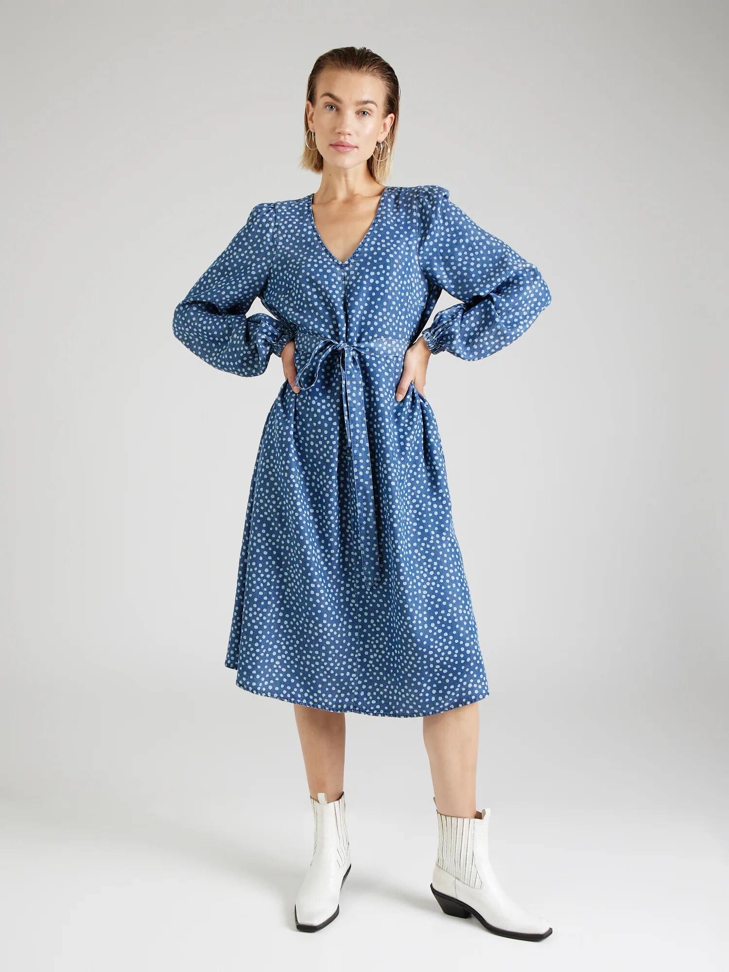 NÜMPH Rochie 'NUVILNA' albastru denim / albastru deschis - Pled.ro