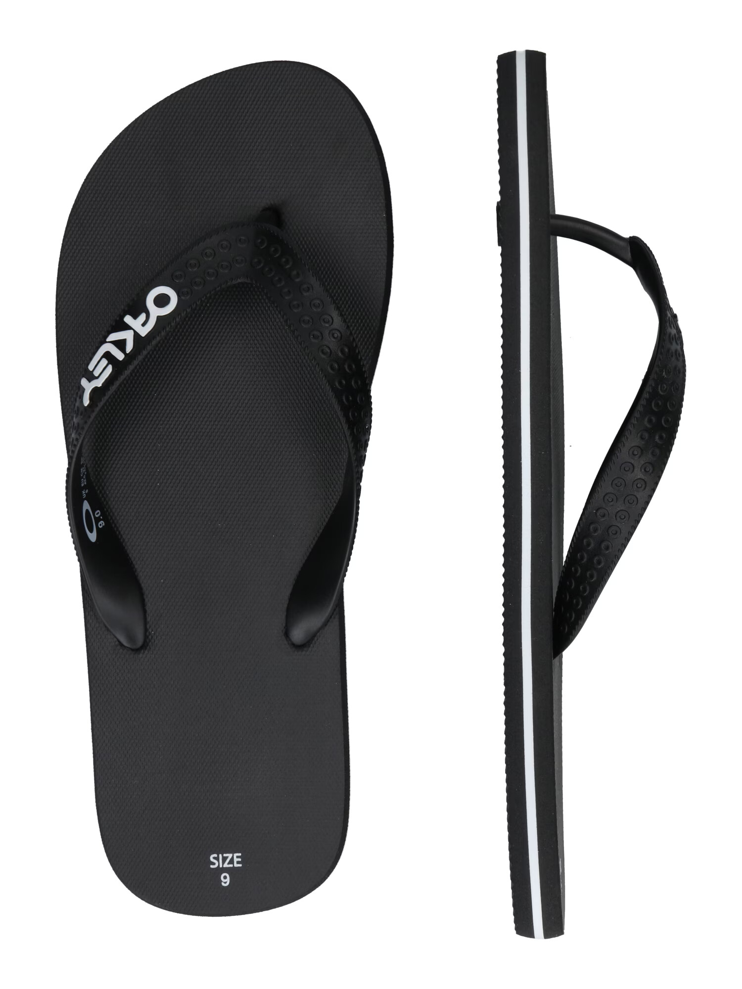 OAKLEY Flip-flops 'GOLDEN' negru / alb - Pled.ro