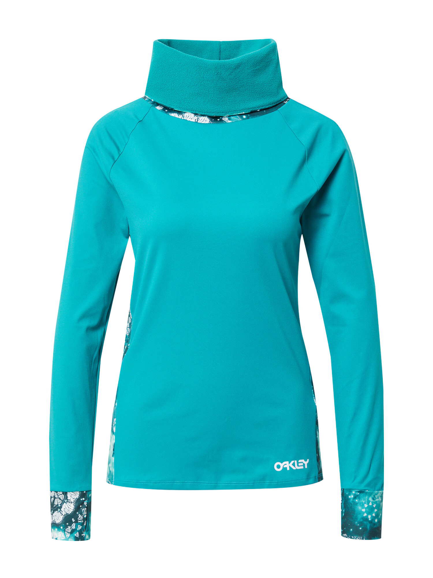 OAKLEY Tricou funcțional 'AURORA' verde jad / verde închis / alb - Pled.ro